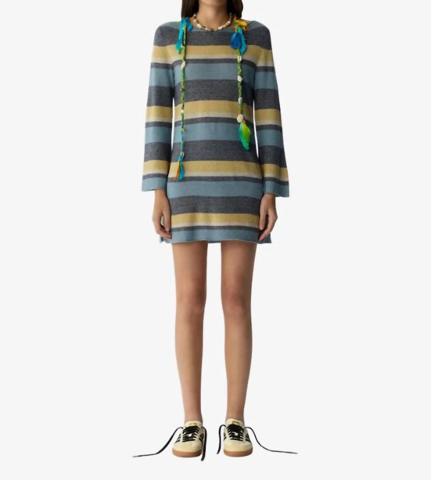 Bayside Mini Dress In Navy Combo