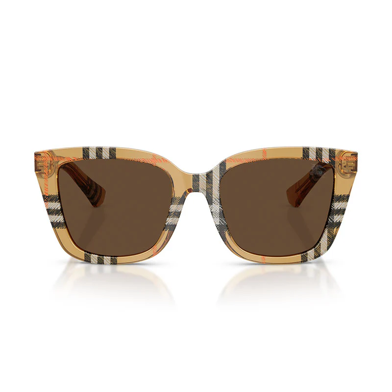 BE4487 422073 Check Gradient Rose/Brown - Image 4