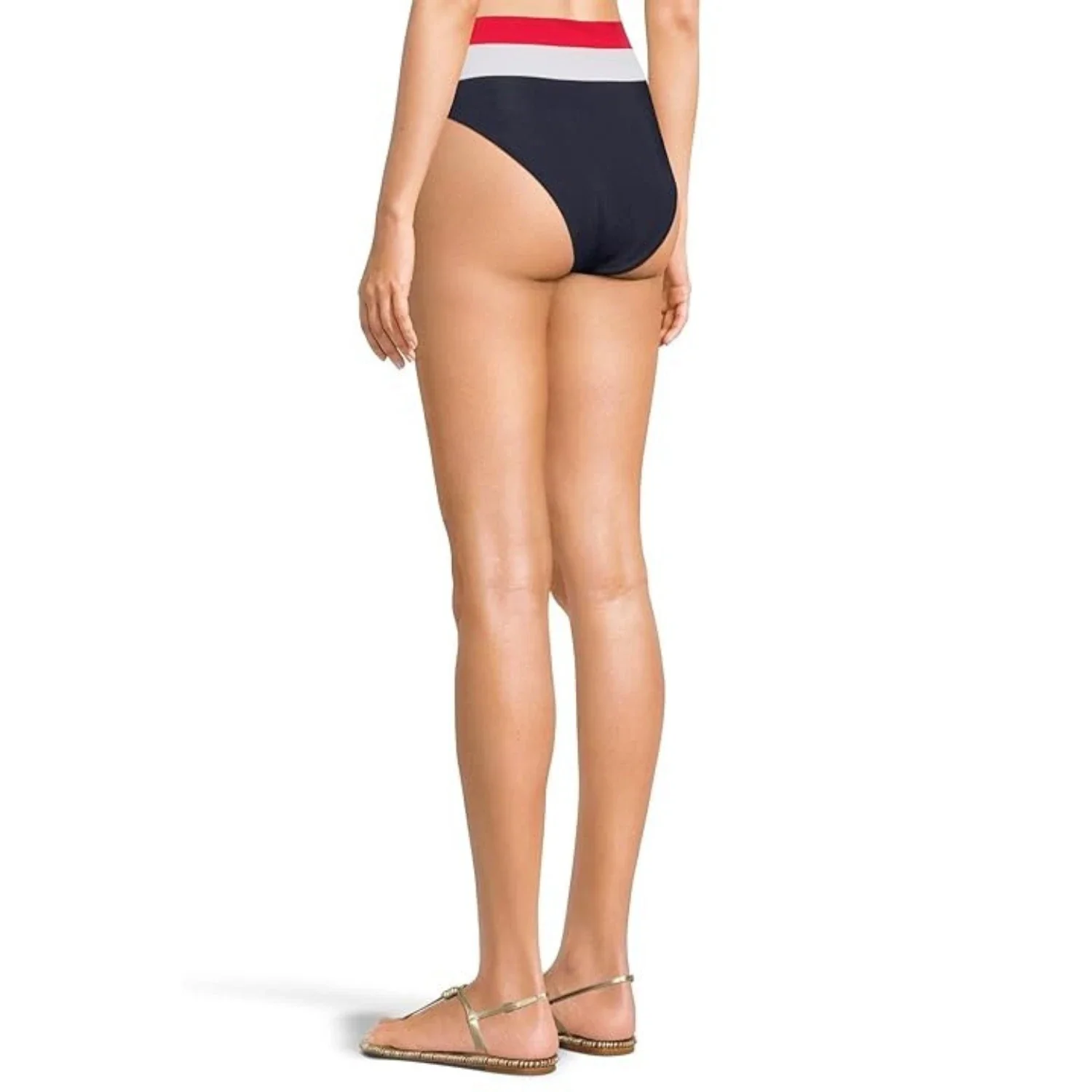 Beach Riot Heidi Bikini Bottom Women's Multi Colorblock Swimwear JDM26 - Image 3
