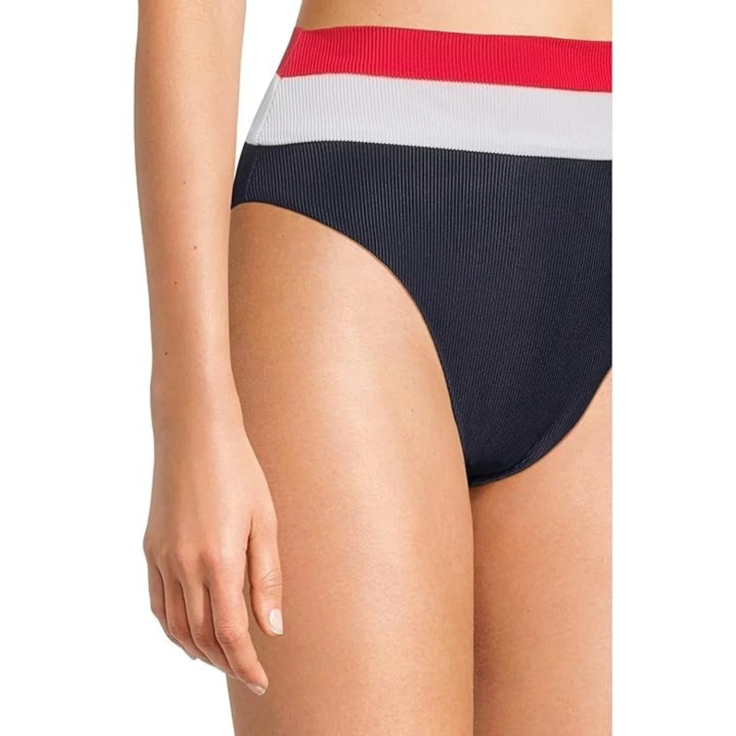Beach Riot Heidi Bikini Bottom Women's Multi Colorblock Swimwear JDM26 - Image 4