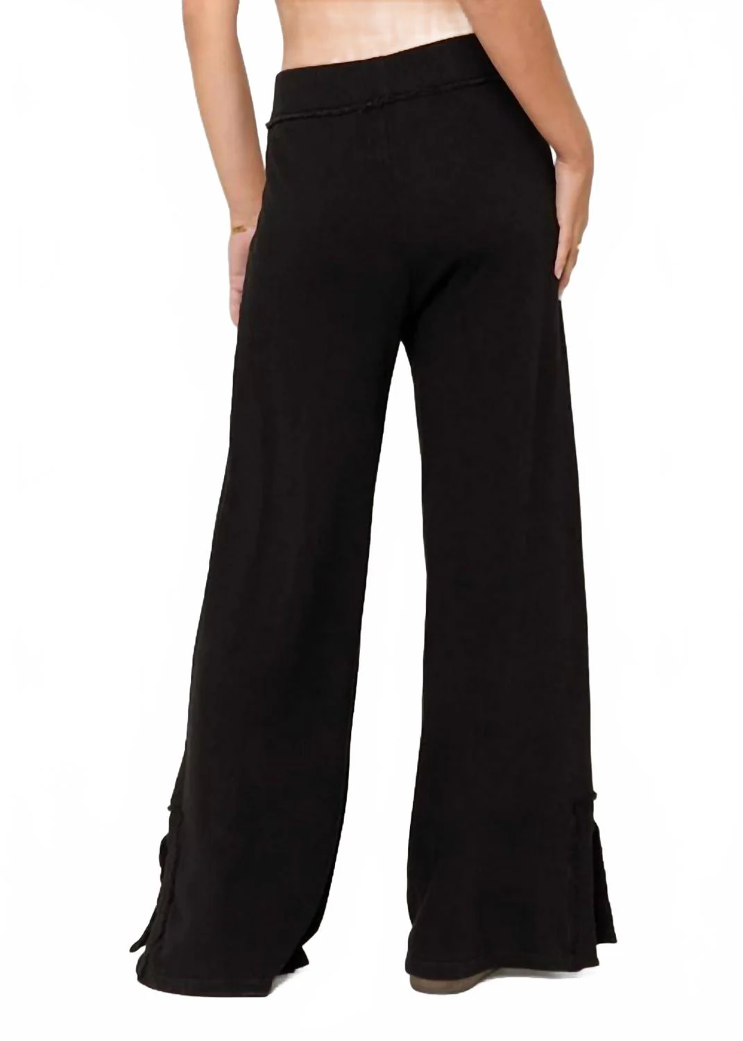 Beau Wide Leg Pant In Black - Image 2