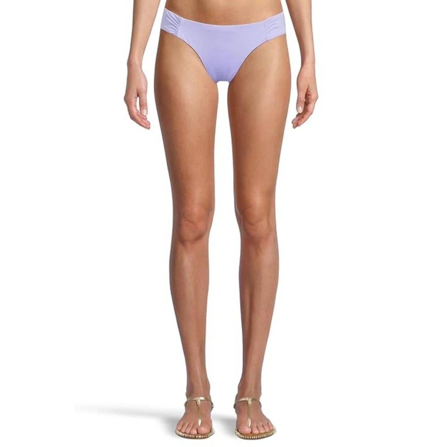 BECCA Color Code Adela Hipster Bottom Women's Purple Stretch Swimwear GBO2452