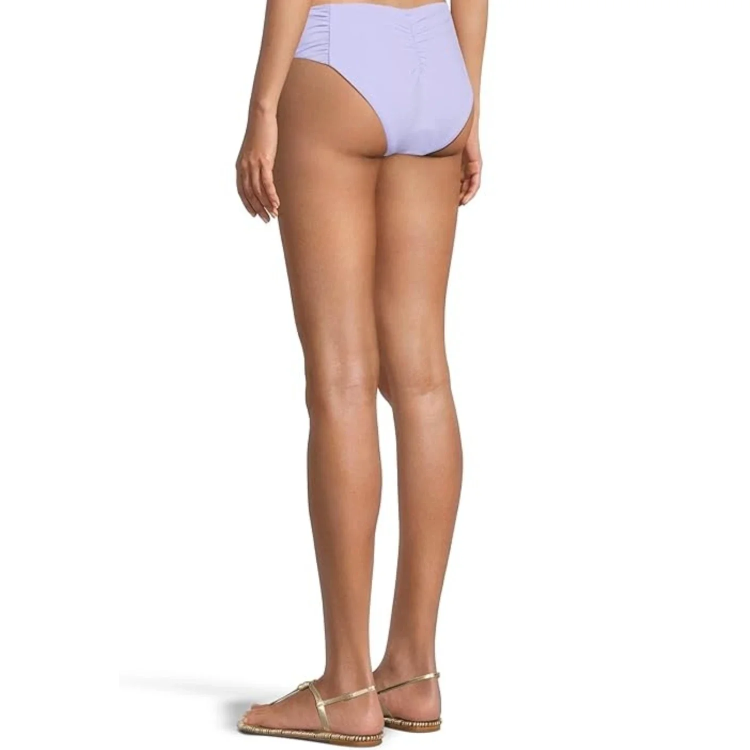 BECCA Color Code Adela Hipster Bottom Women's Purple Stretch Swimwear GBO2452 - Image 3