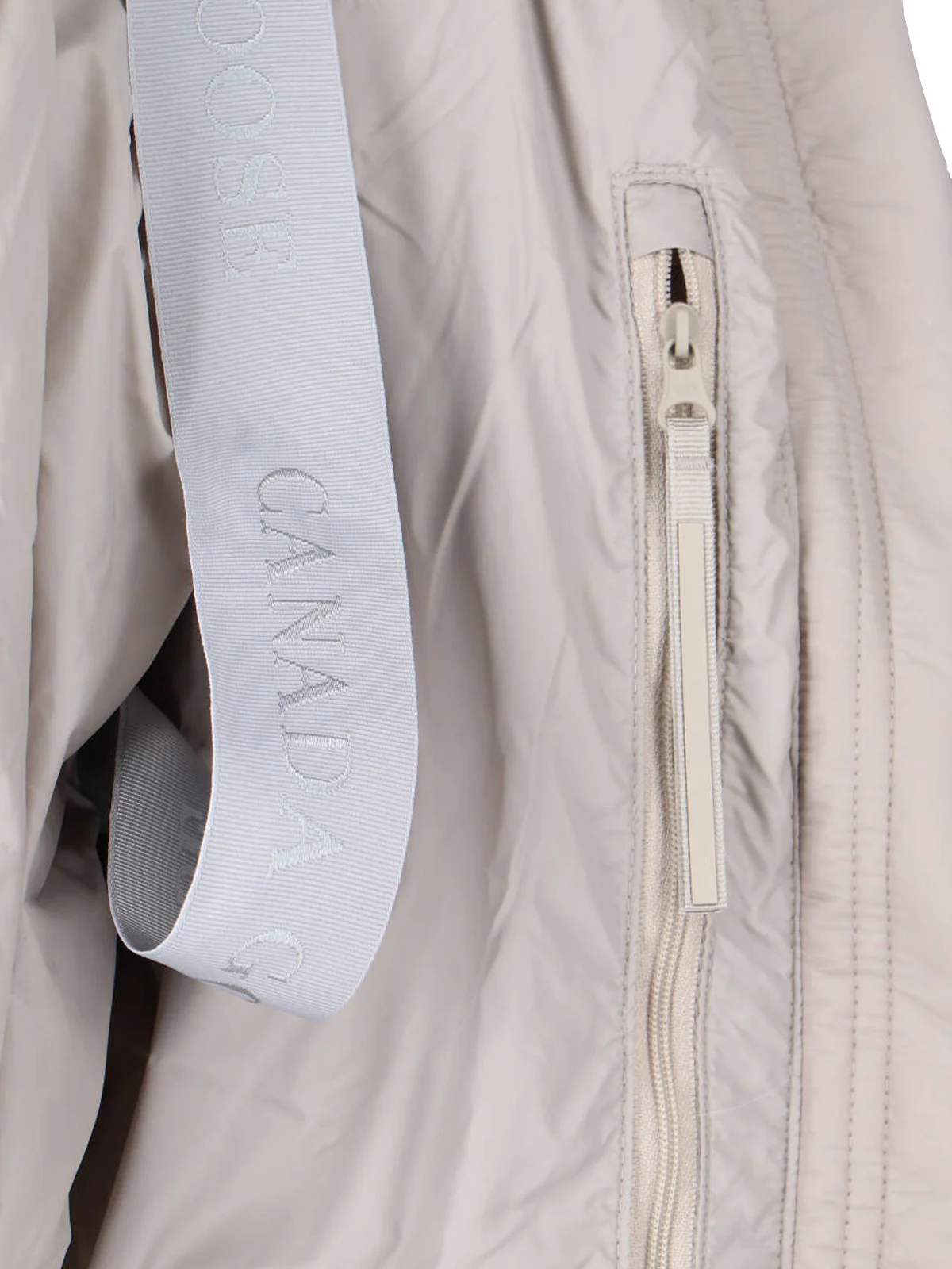 Beige Elba Hooded Padded Cropped Jacket - Image 5