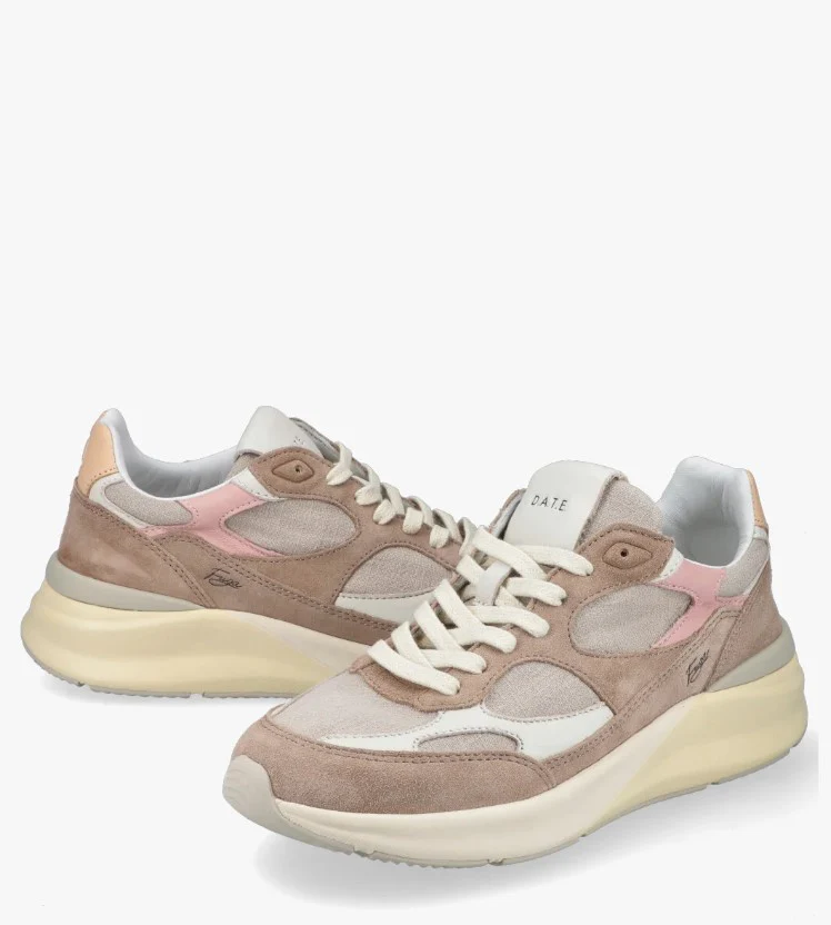 Beige Fuga 20 Suede Insert Sneakers - Image 3