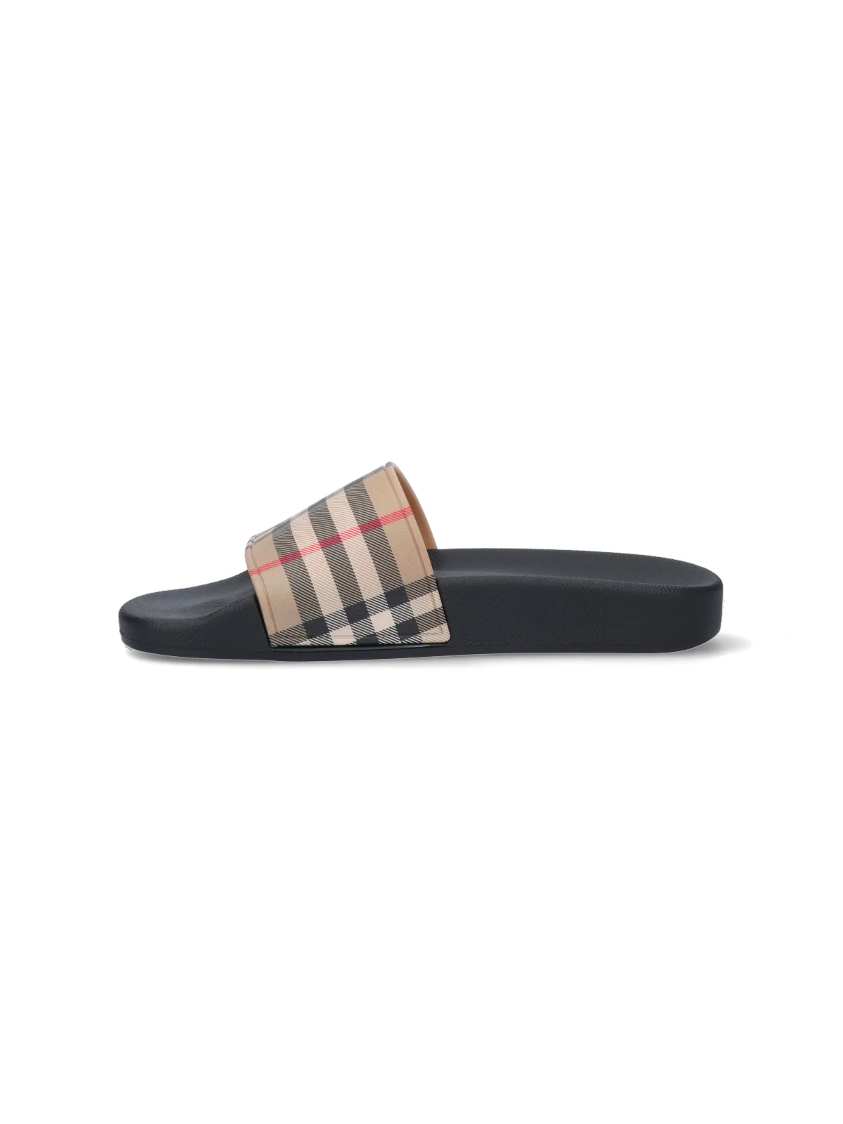 Beige Minimalist Strap Flat Sandals - Image 3