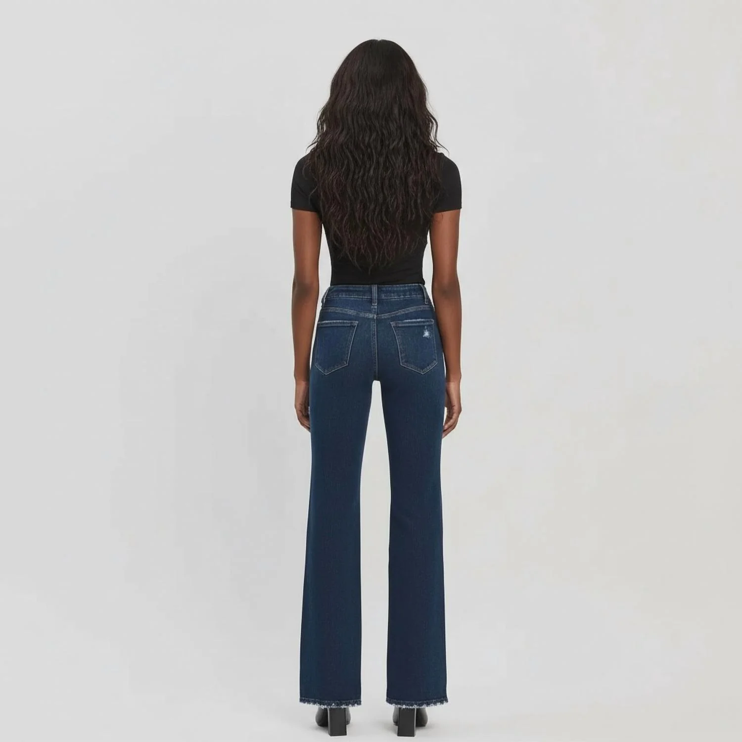 Bella Flare Jeans In Restructure - Image 2