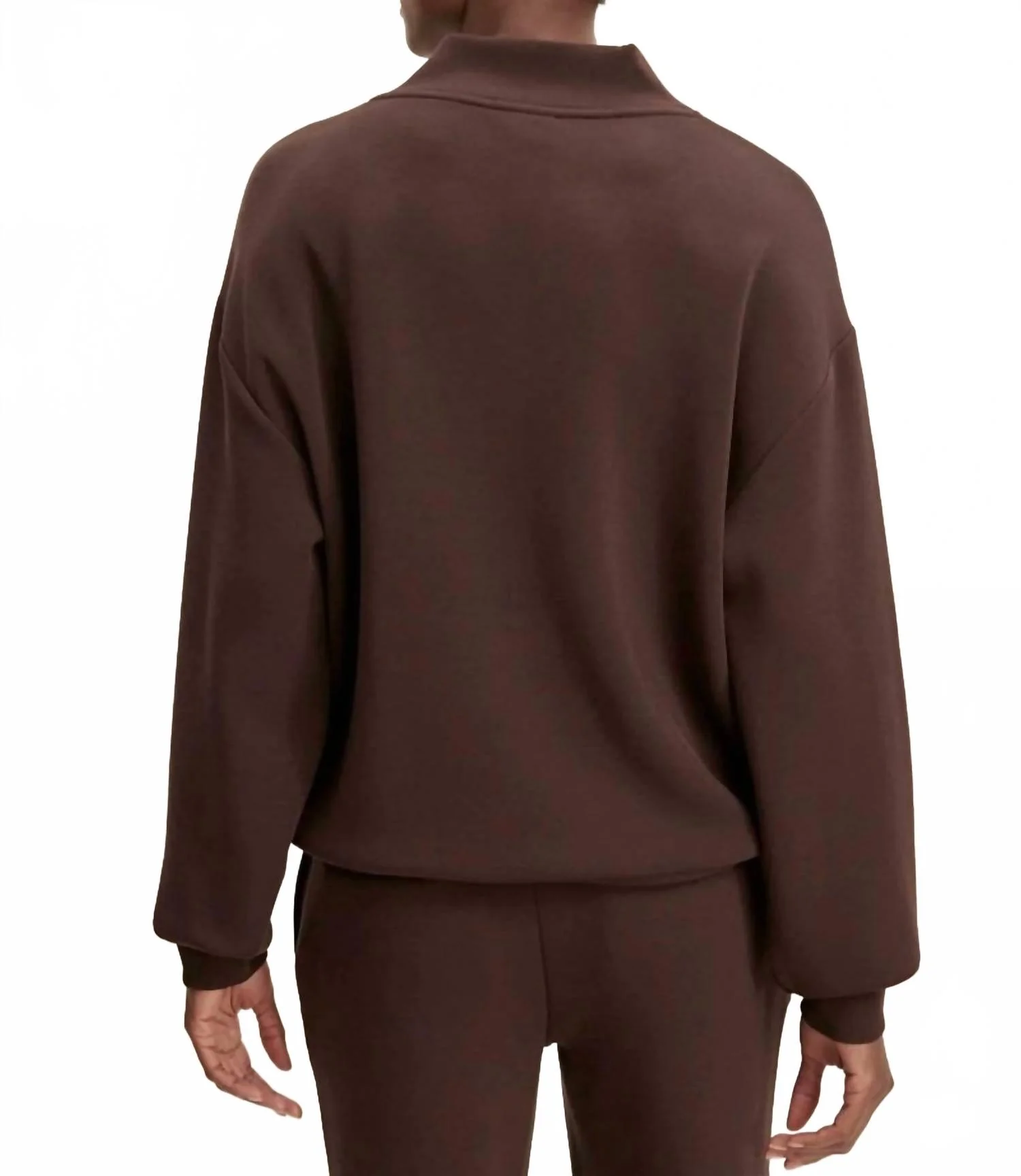 Betsy Sweat Top In Coffee Bean - Image 2