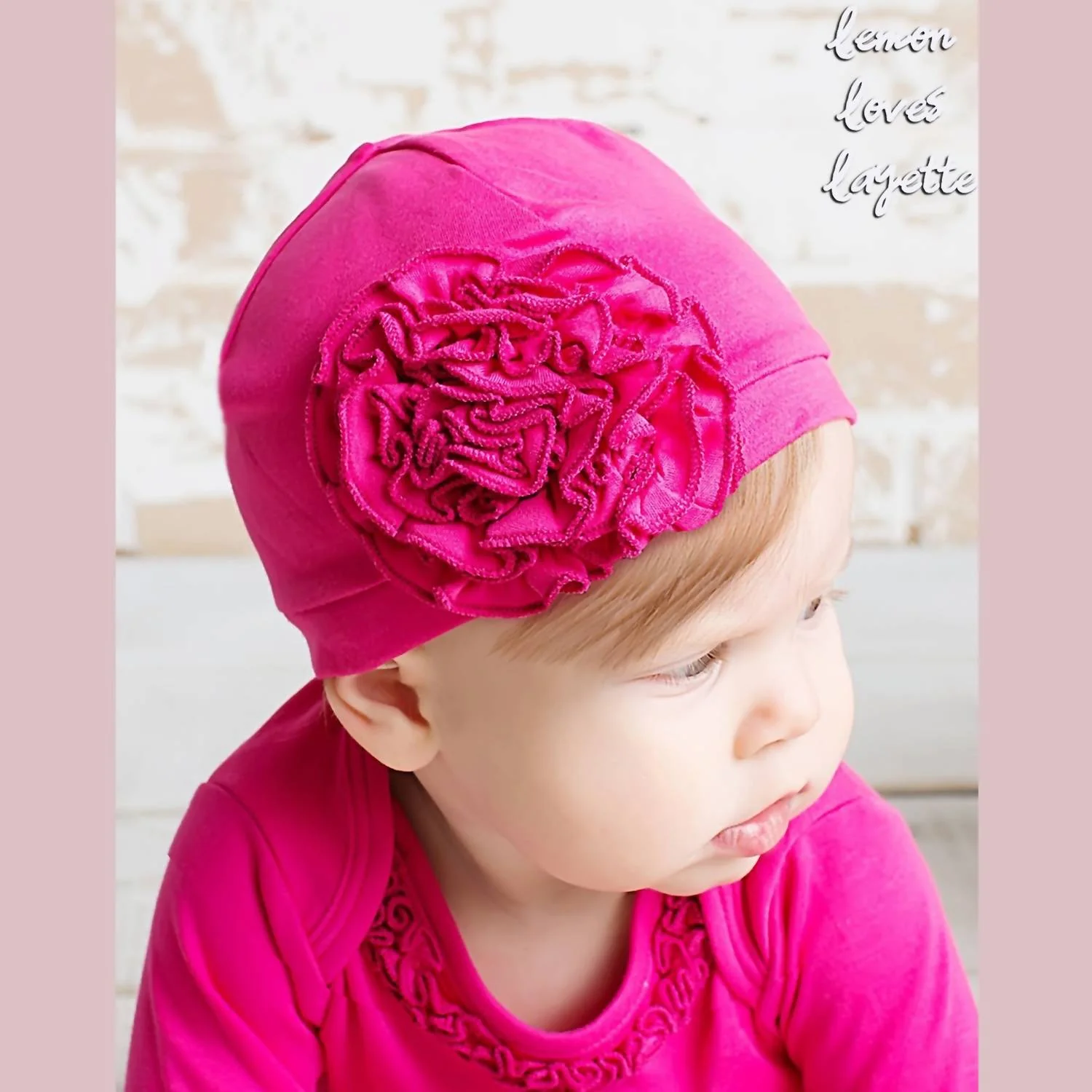 Bijou Hat In Hot Pink