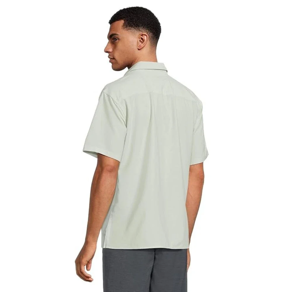 Billabong Surftrek Transit Shirt Mens Seafoam Classic Fit Button Front GBO2249 - Image 2