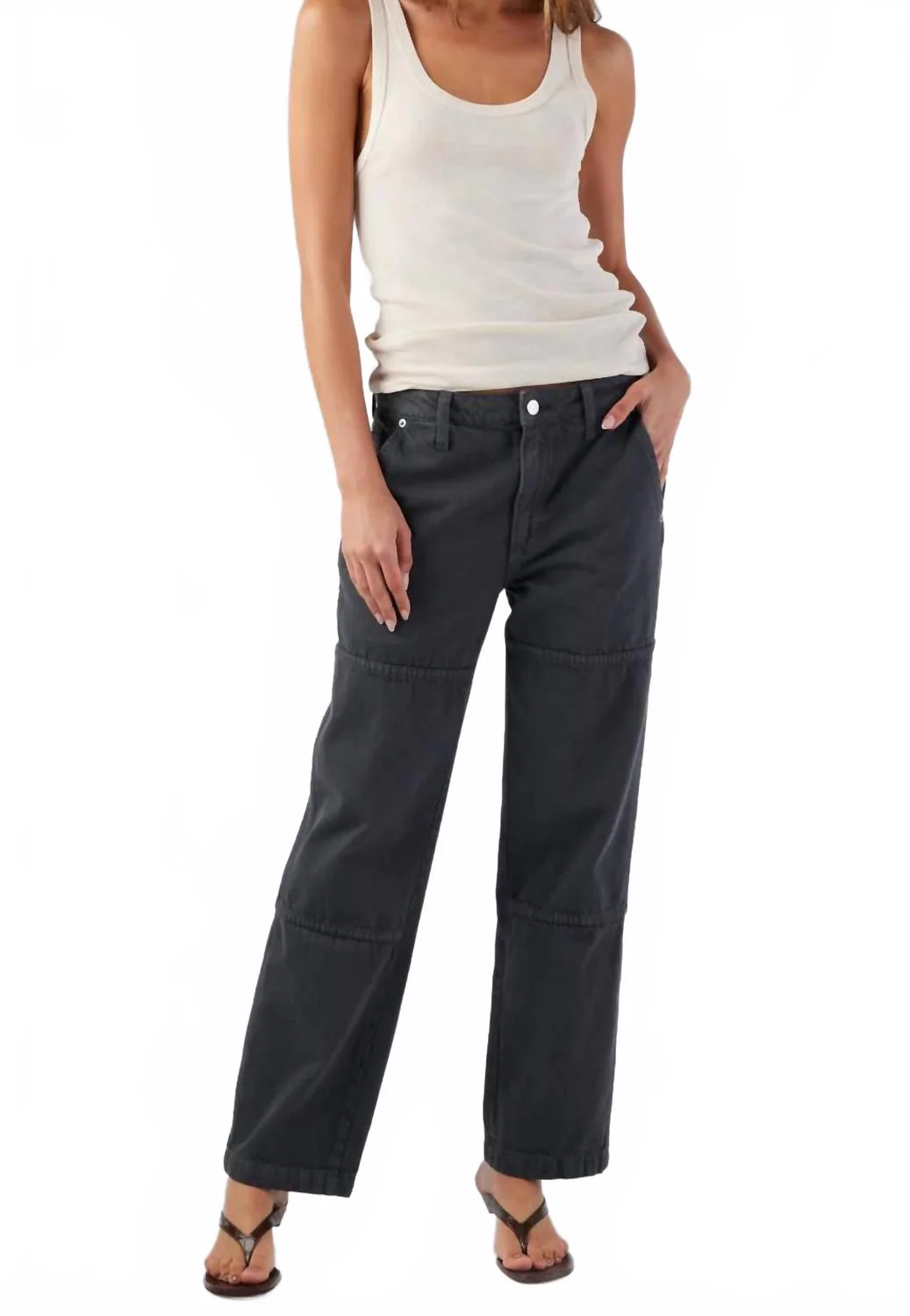 Billie Field Pants In Pewter