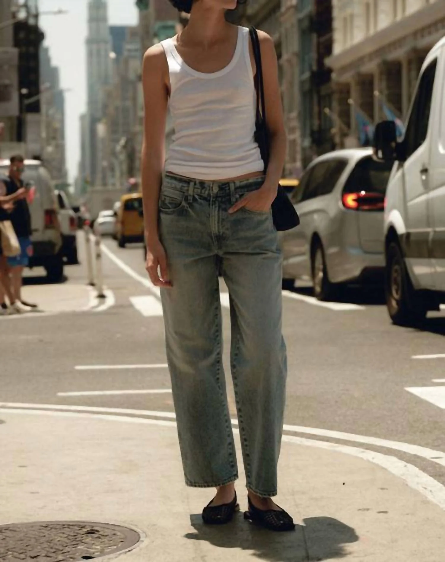 Billie Wide Straight Leg Jeans In Mystical - Image 4