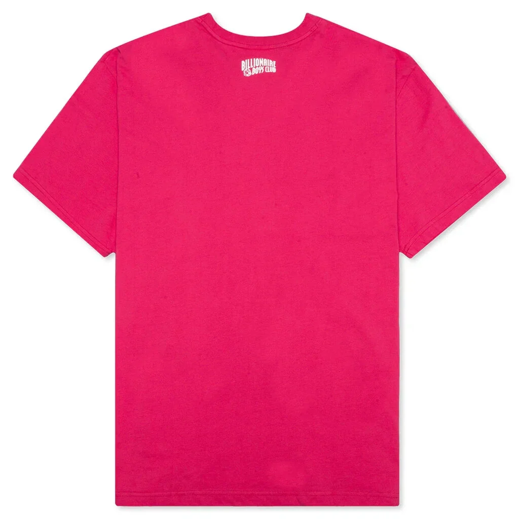 Billionaire Boys Club Memories Tee Men's Raspberry Graphic Print FROG 5 - Image 2