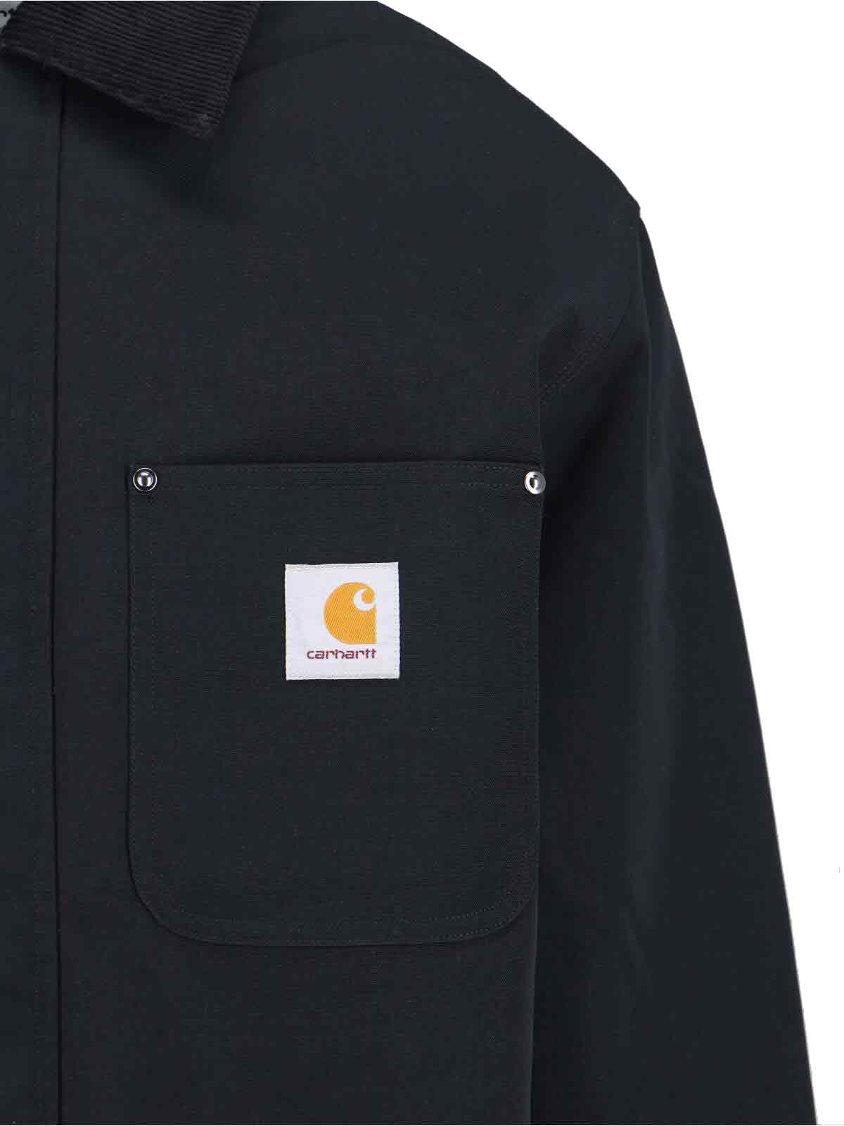 Black Adair Nylon Canvas Casual Jacket - Image 3