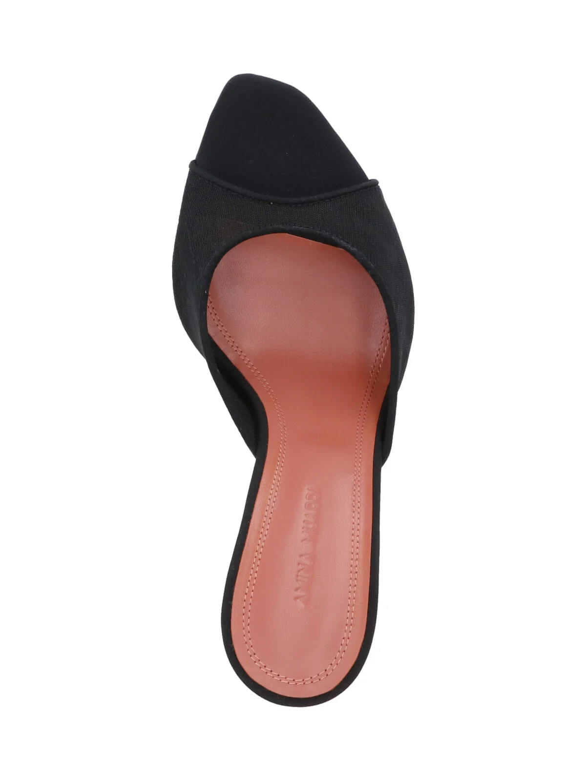 Black Alexa Square Toe Silk Mules - Image 5