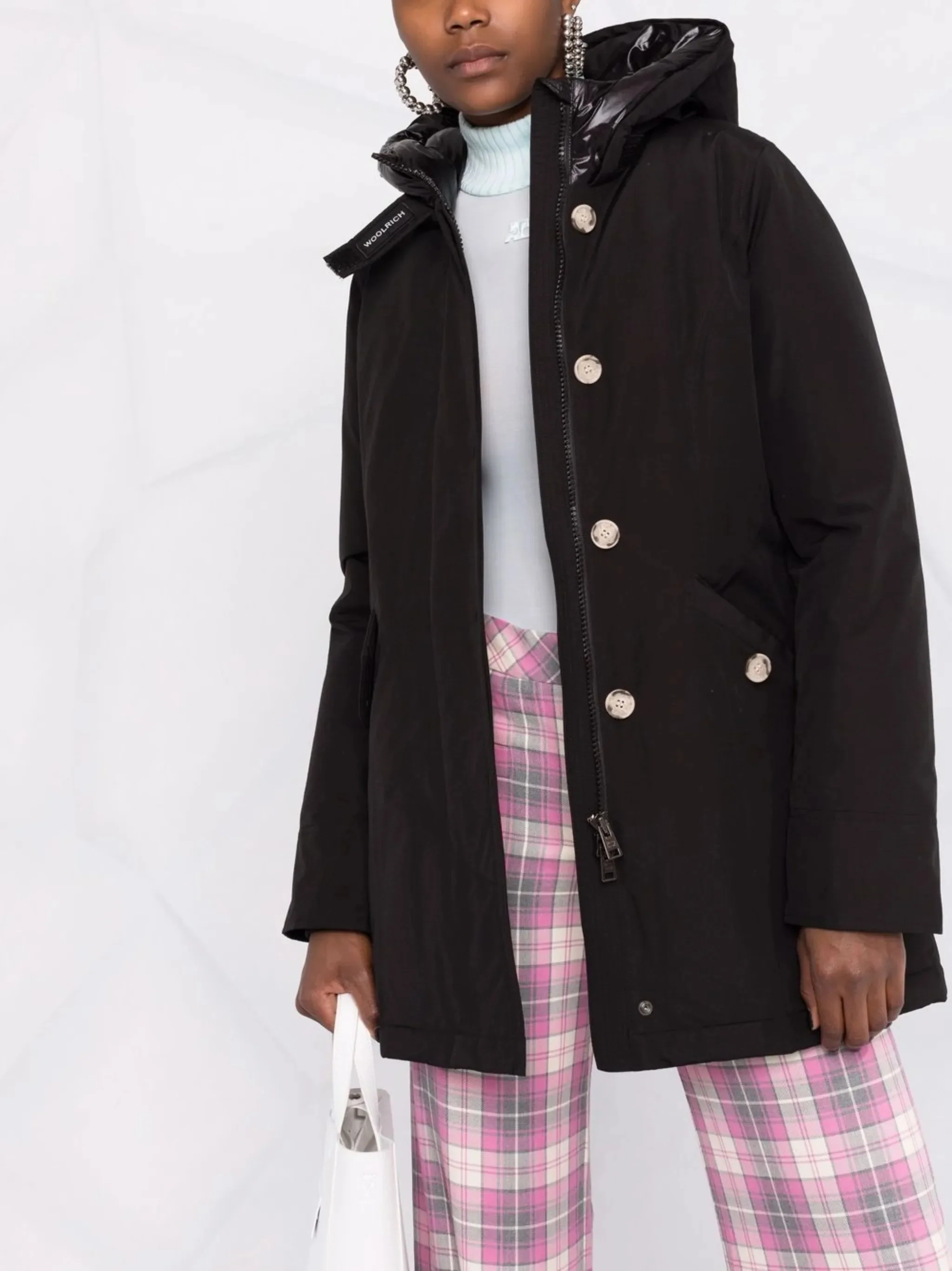Black Arctic Slim-Fit Down Parka - Image 5