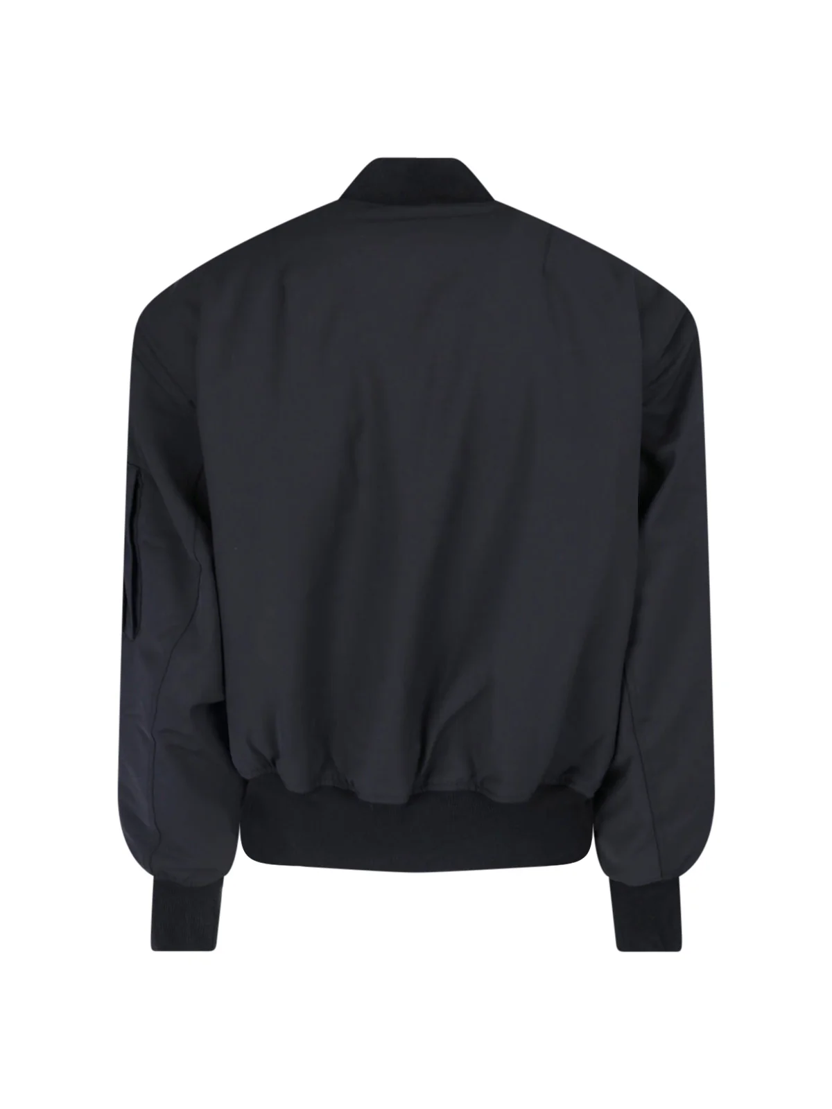 Black Boxy Functional Pocket Jacket - Image 2