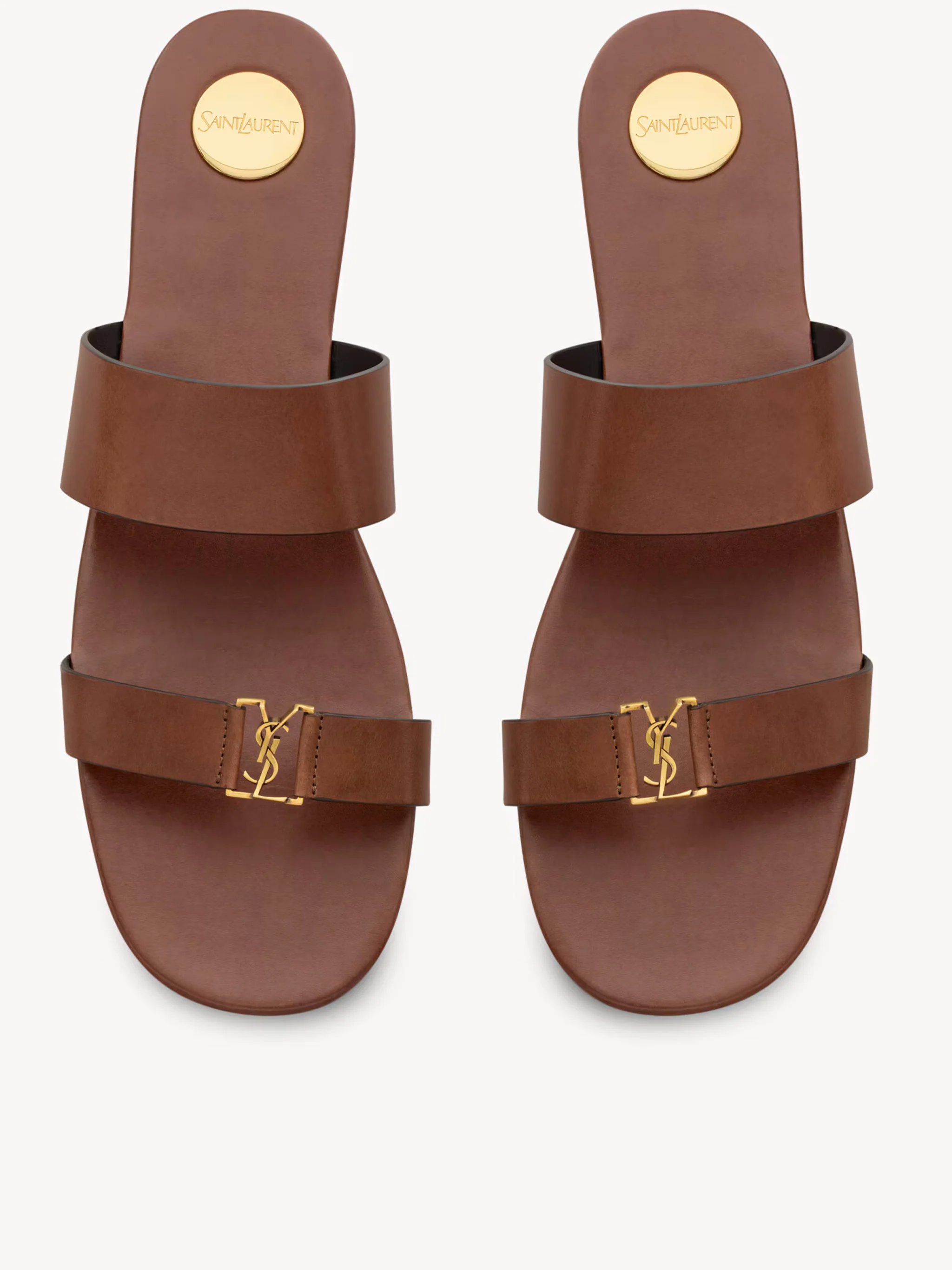Black/Brown Sandali Babylone Flat Sandals - Image 2