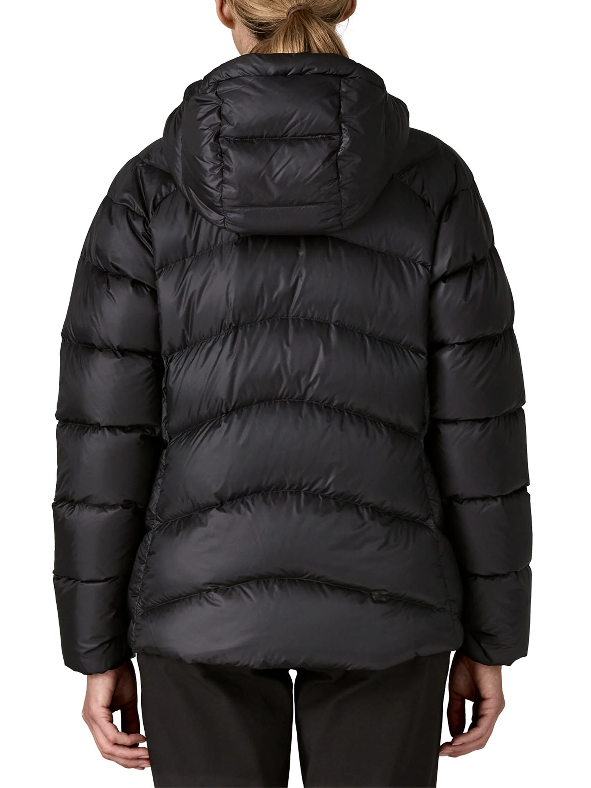 Black Fitz Roy Down Hoody Polyester Jacket - Image 3