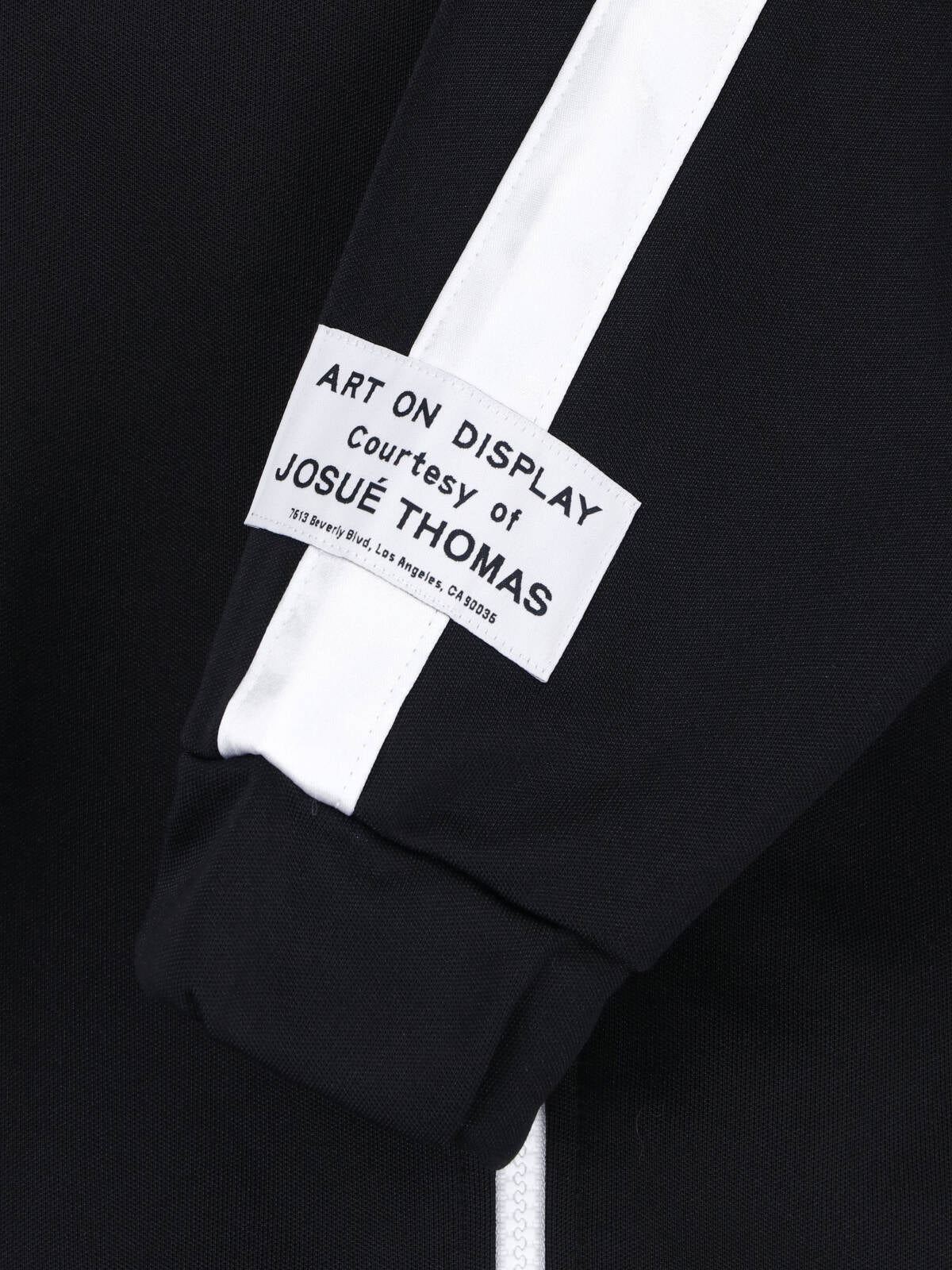 Black French Track High Collar Jacket - Image 4