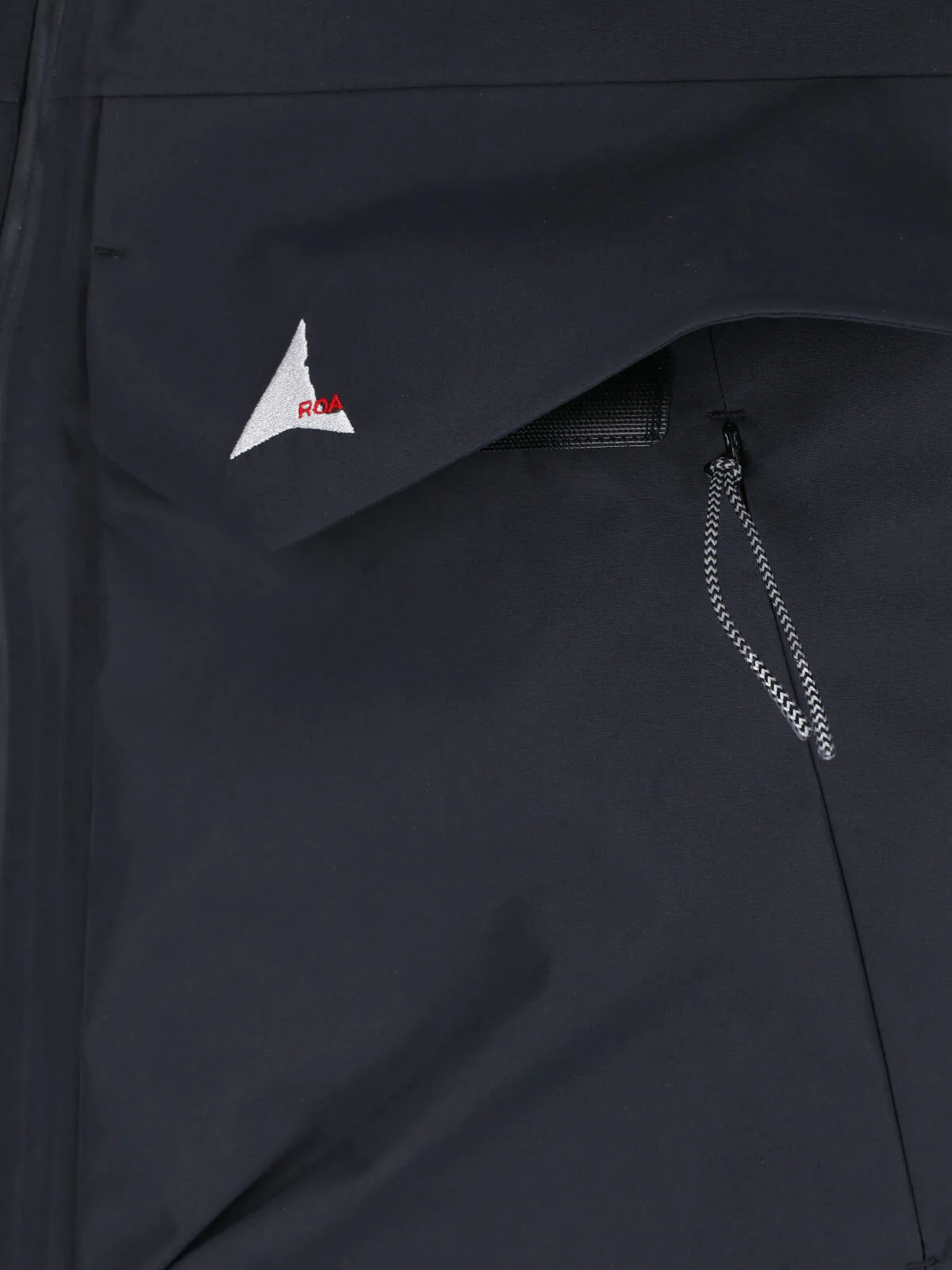 Black Functional Adjustable Hooded Jacket - Image 3