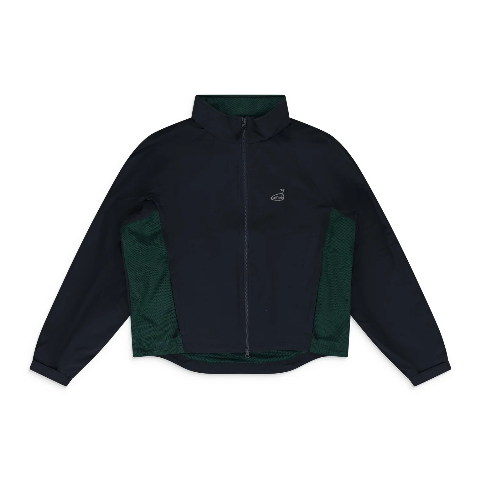 Black Golf Nylon Tips Jacket