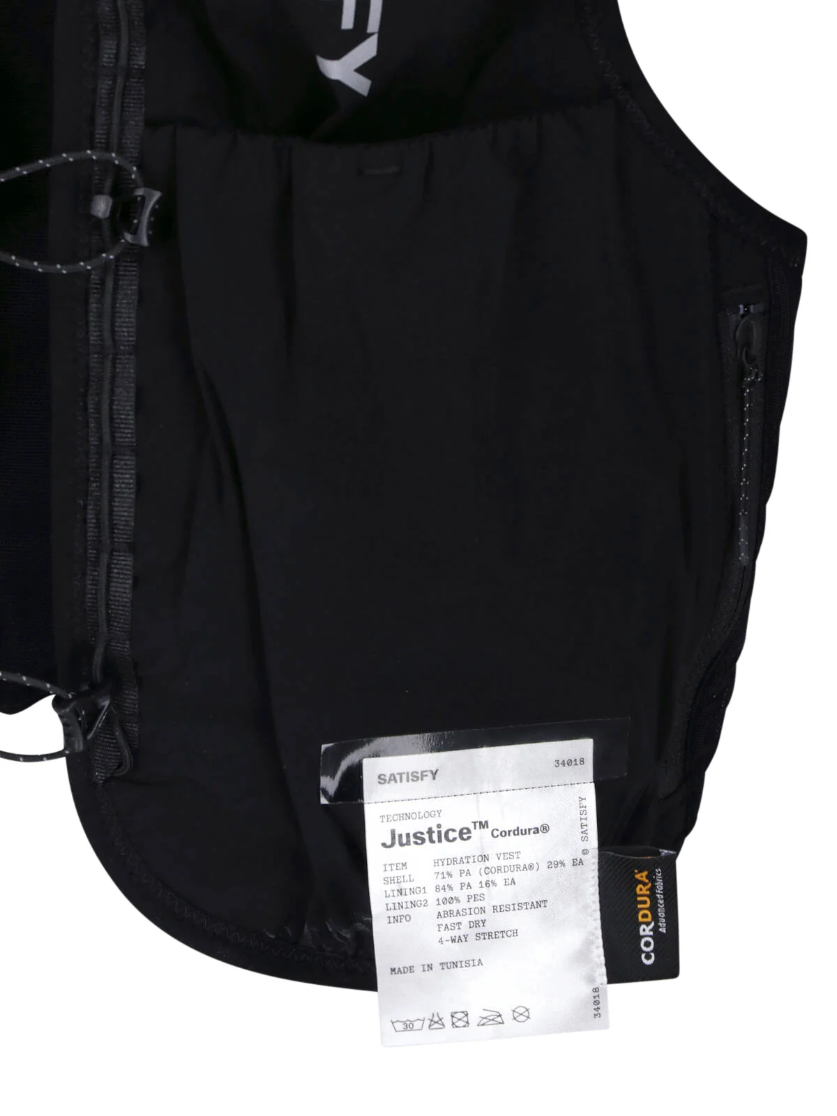 Black Hydration Vest Multiple Pockets Jacket - Image 4