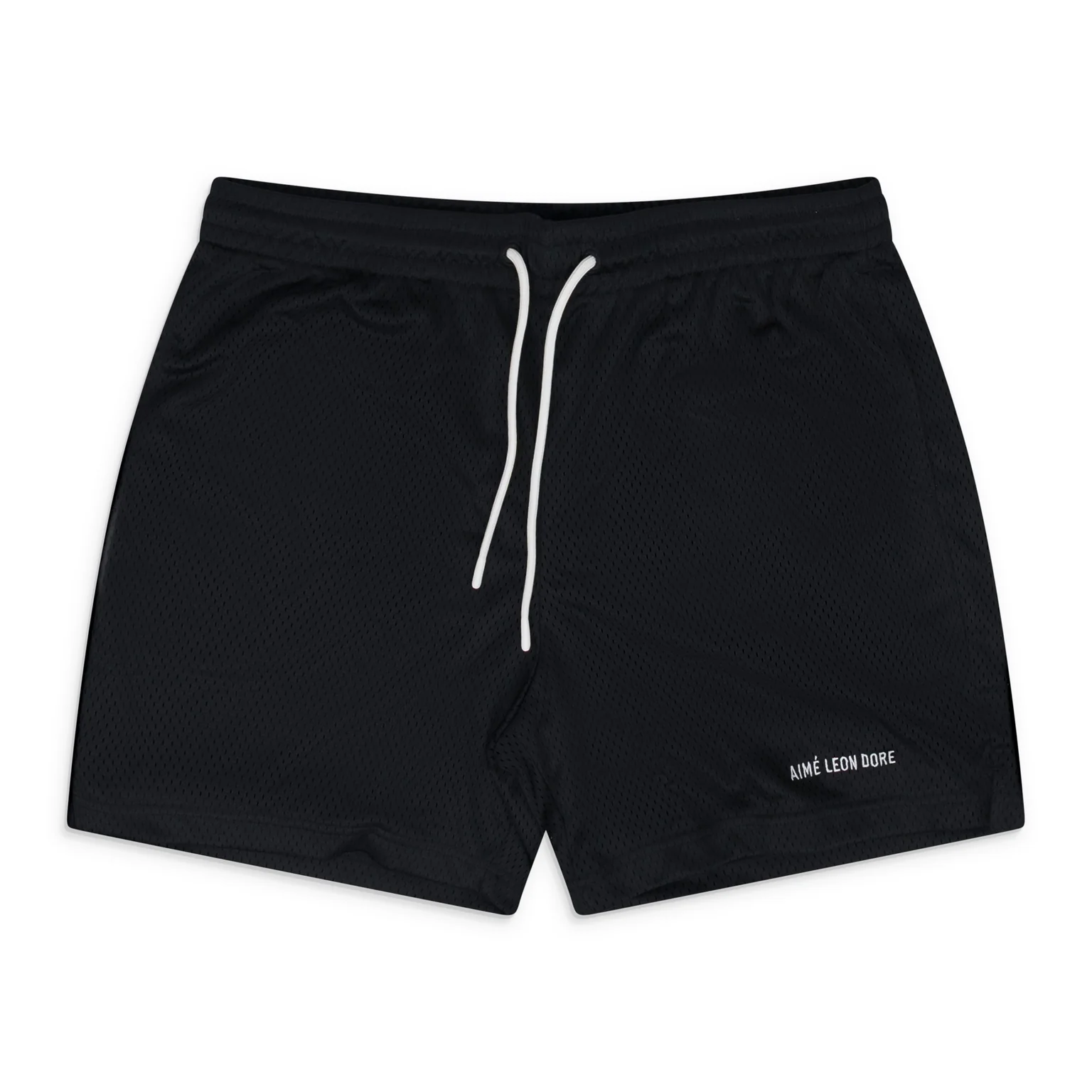 Black Logo Gym Short