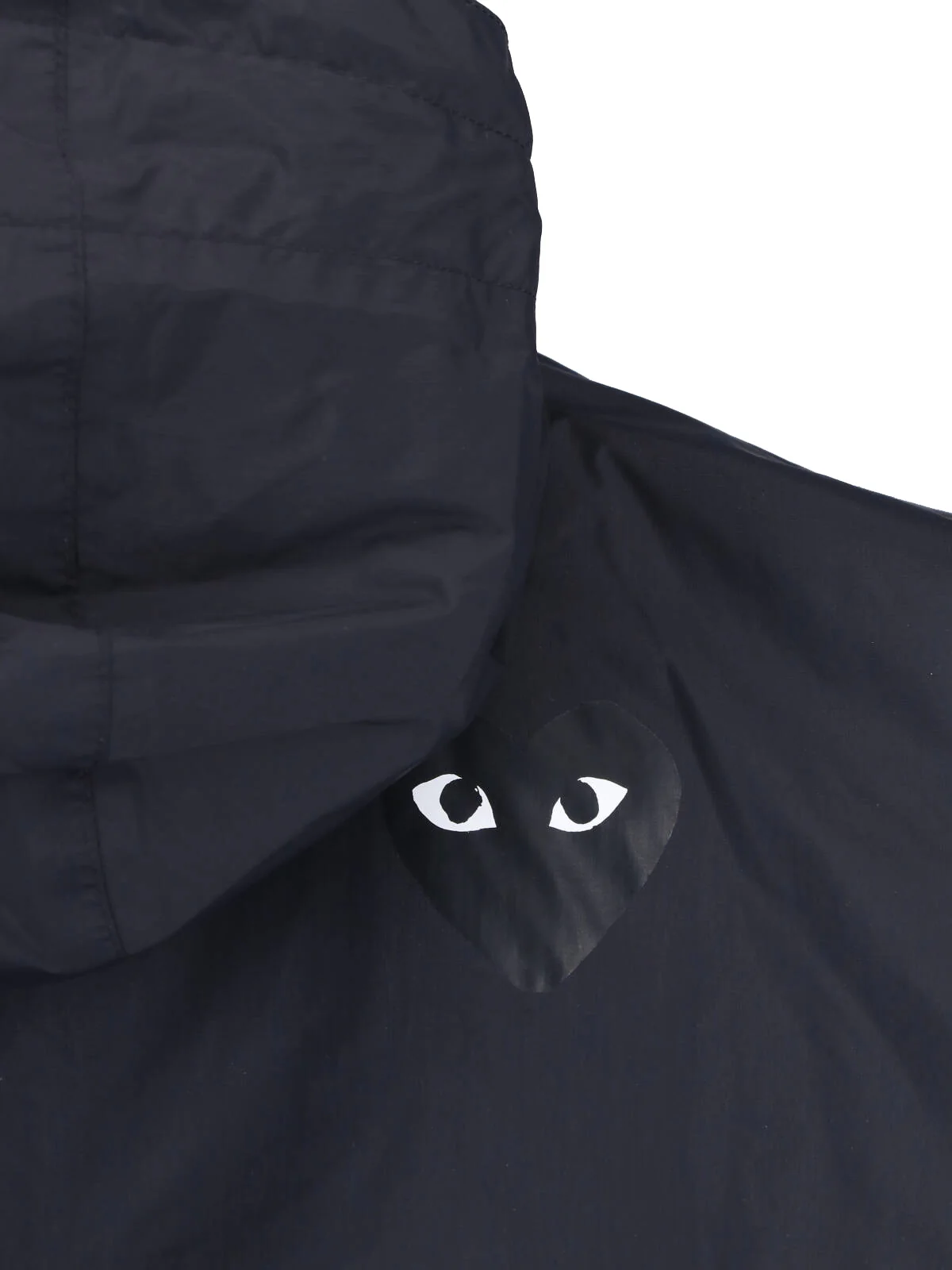 Black Minimalist Hooded Zippered Jacket - Image 3