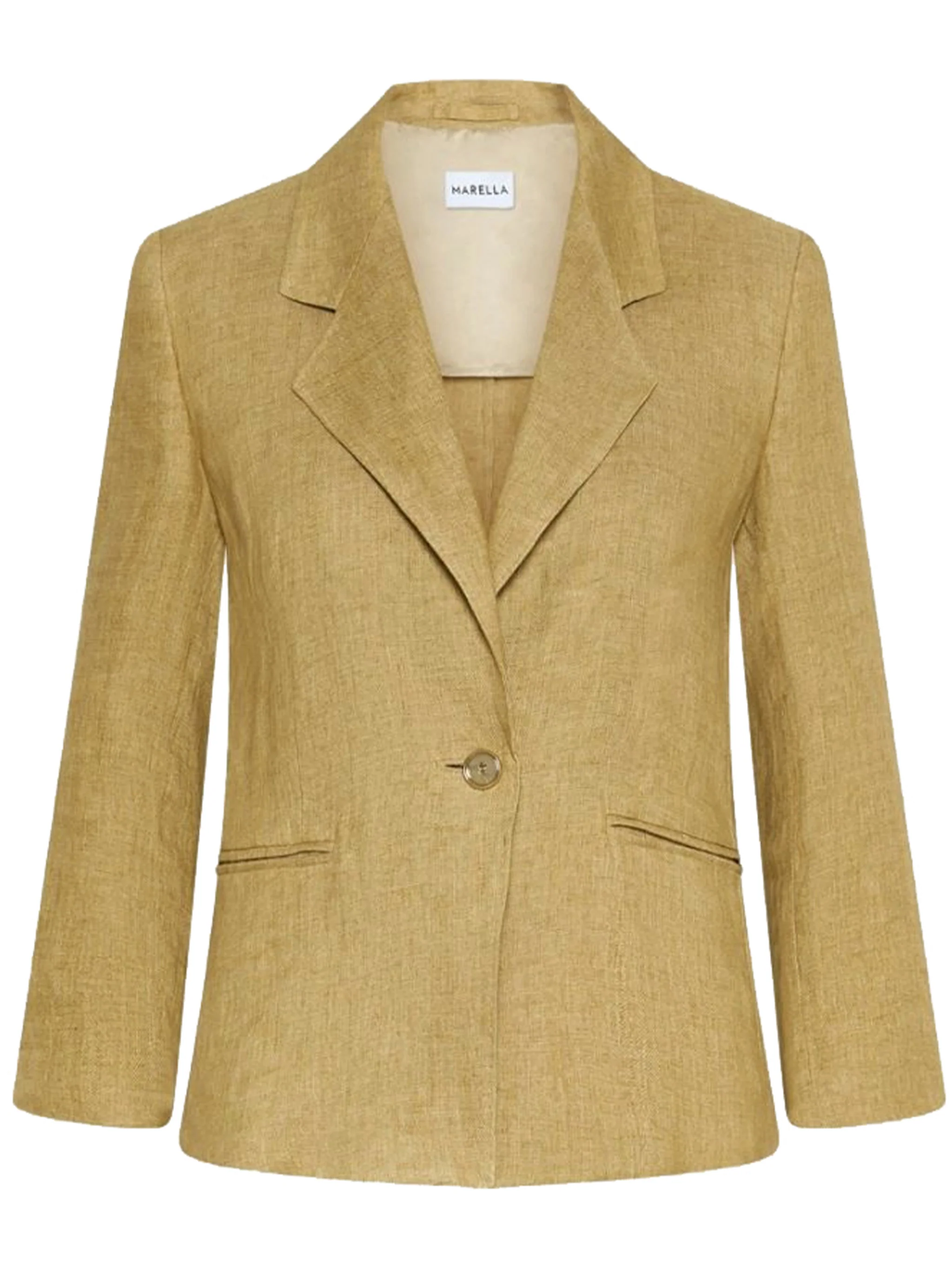 Black Mllcardato Tailored Linen Blazer
