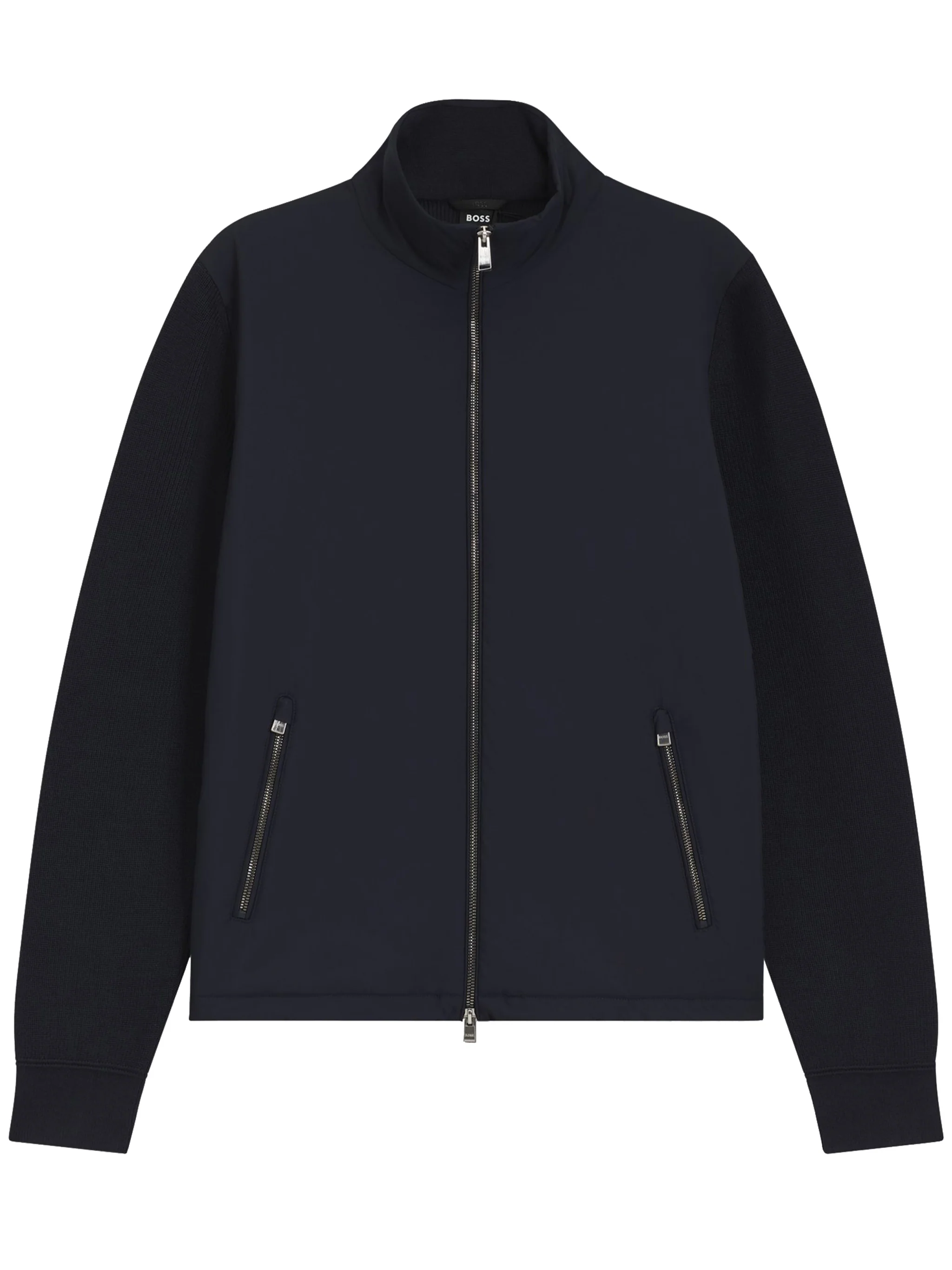 Black P Ulmo Zip-Up Textured Jacket