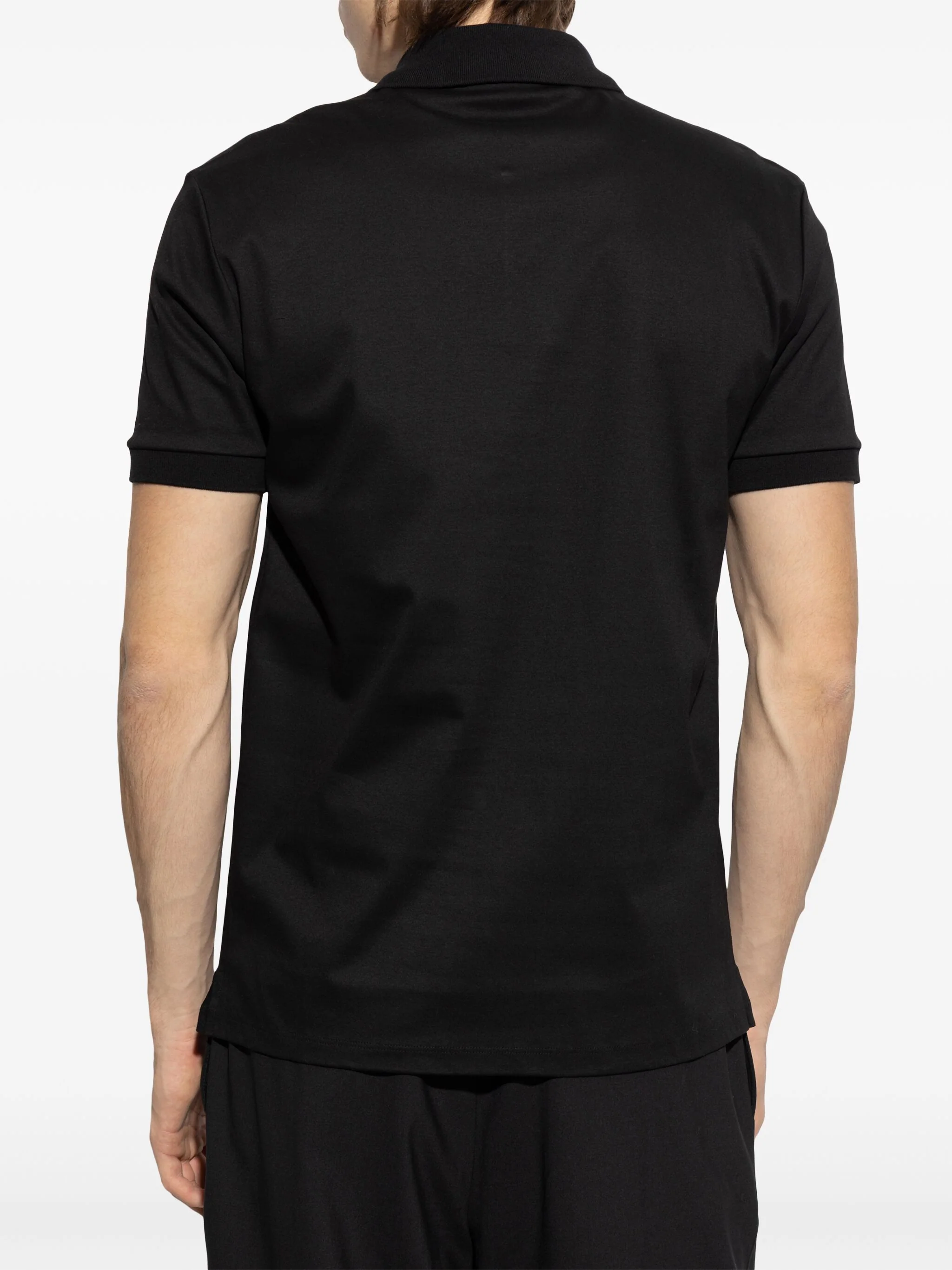 Black Polo Classique Tailored Cotton Polo - Image 4