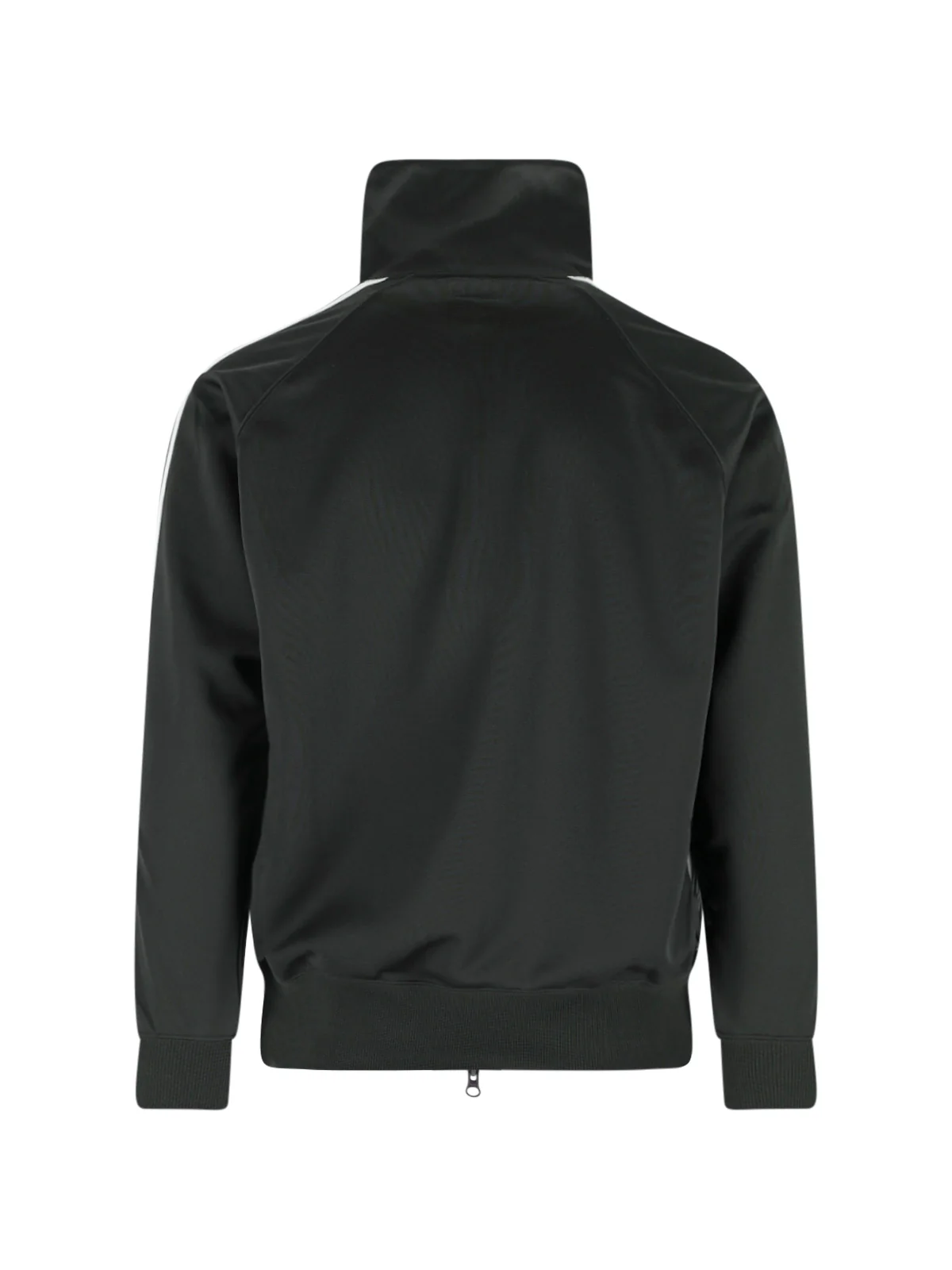 Black Poly Smooth Double Zip Jacket - Image 2