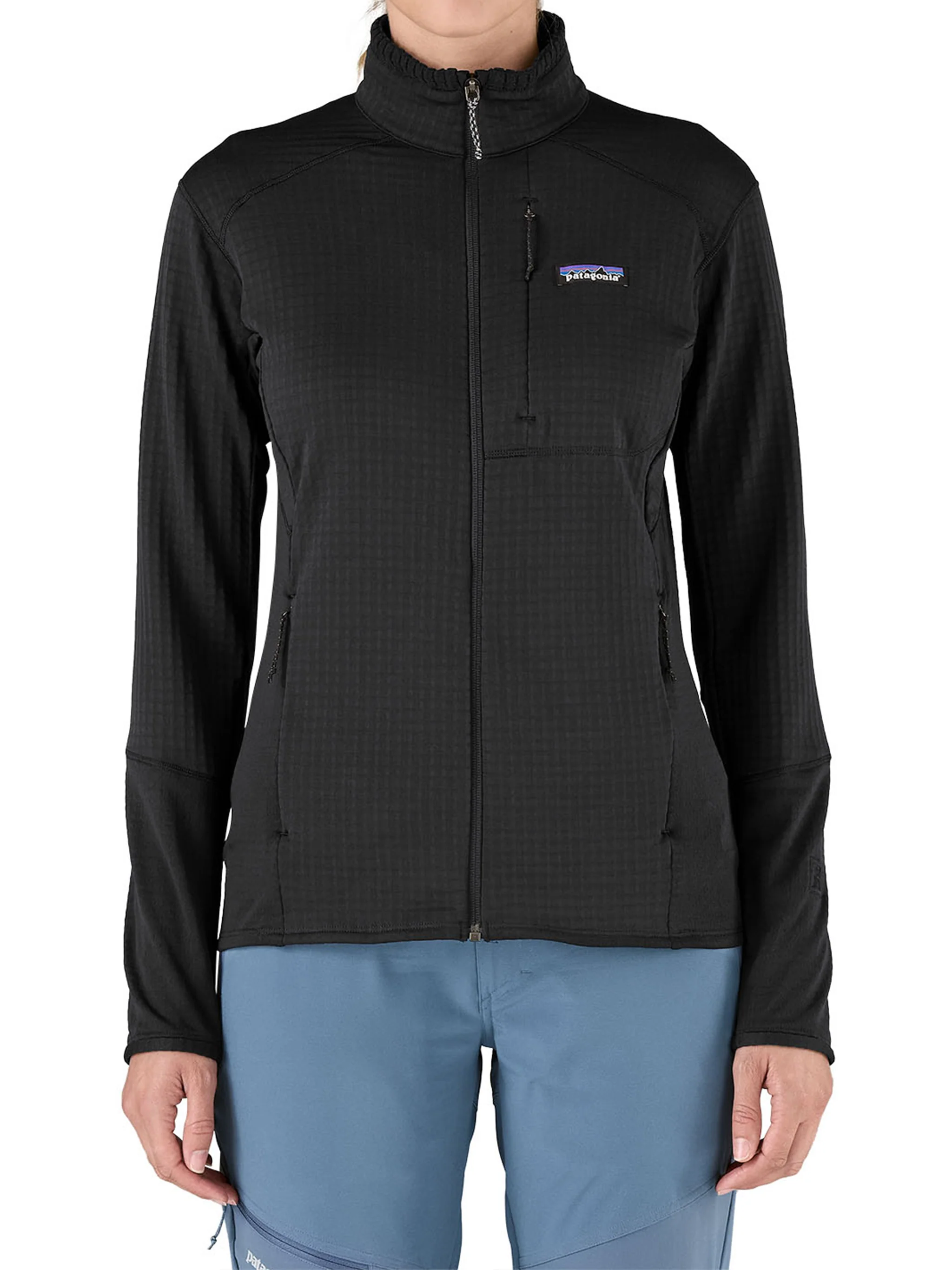 Black R1 Jkt Fitted Textured Active Jacket - Image 2
