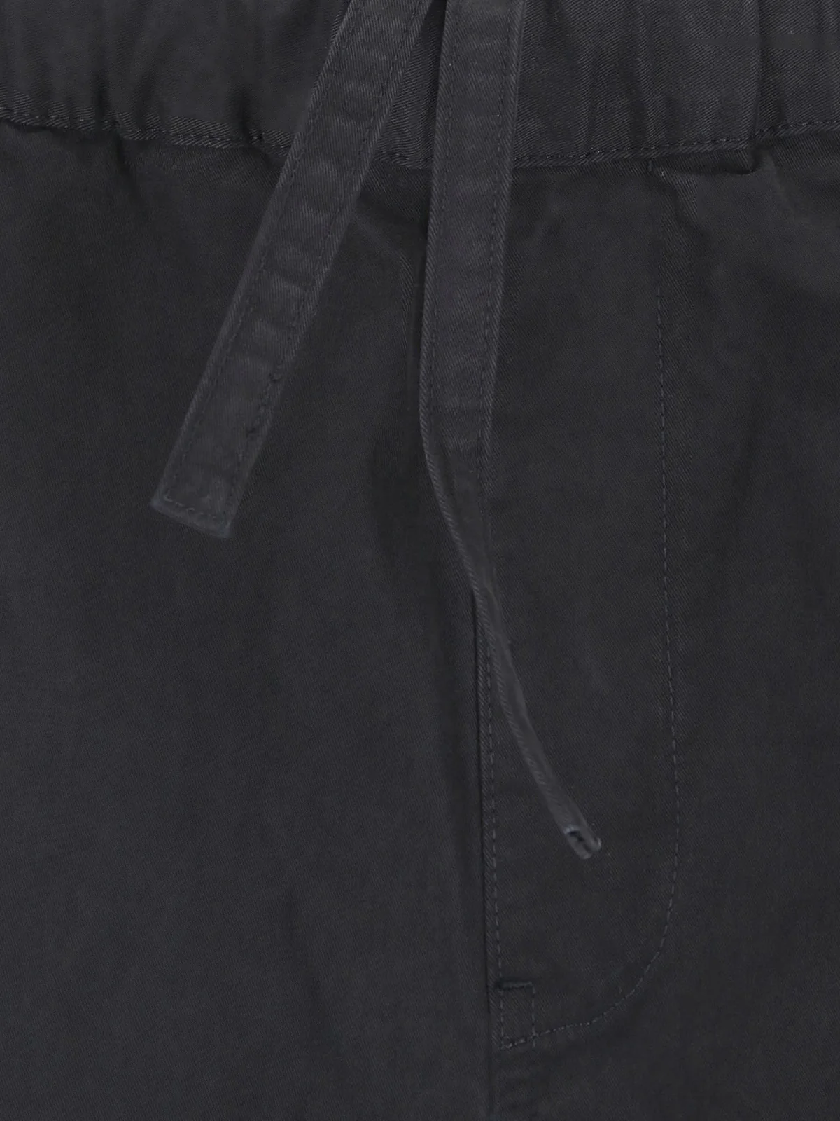 Black Relaxed Fit Adjustable Shorts - Image 5