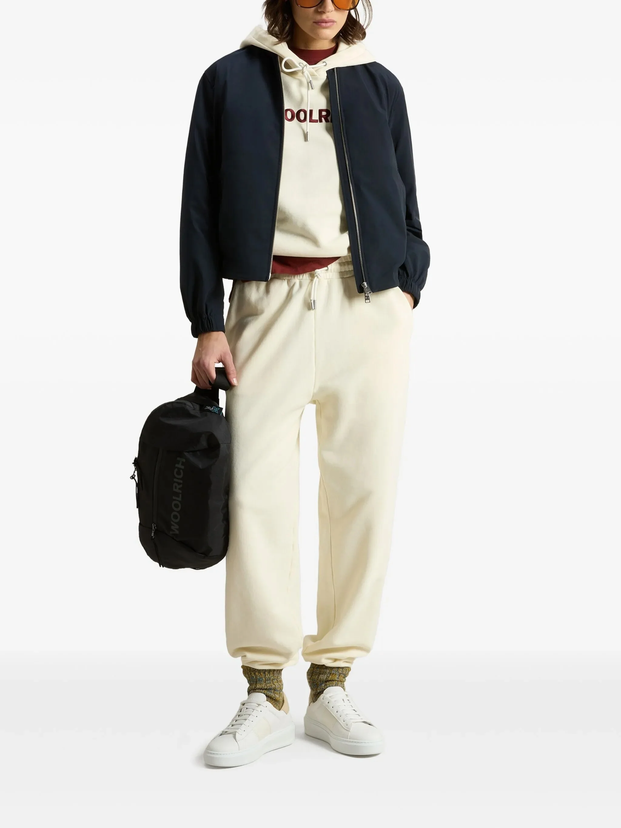 Black Summer Bomber Lightweight Polyester Jacket - Image 2