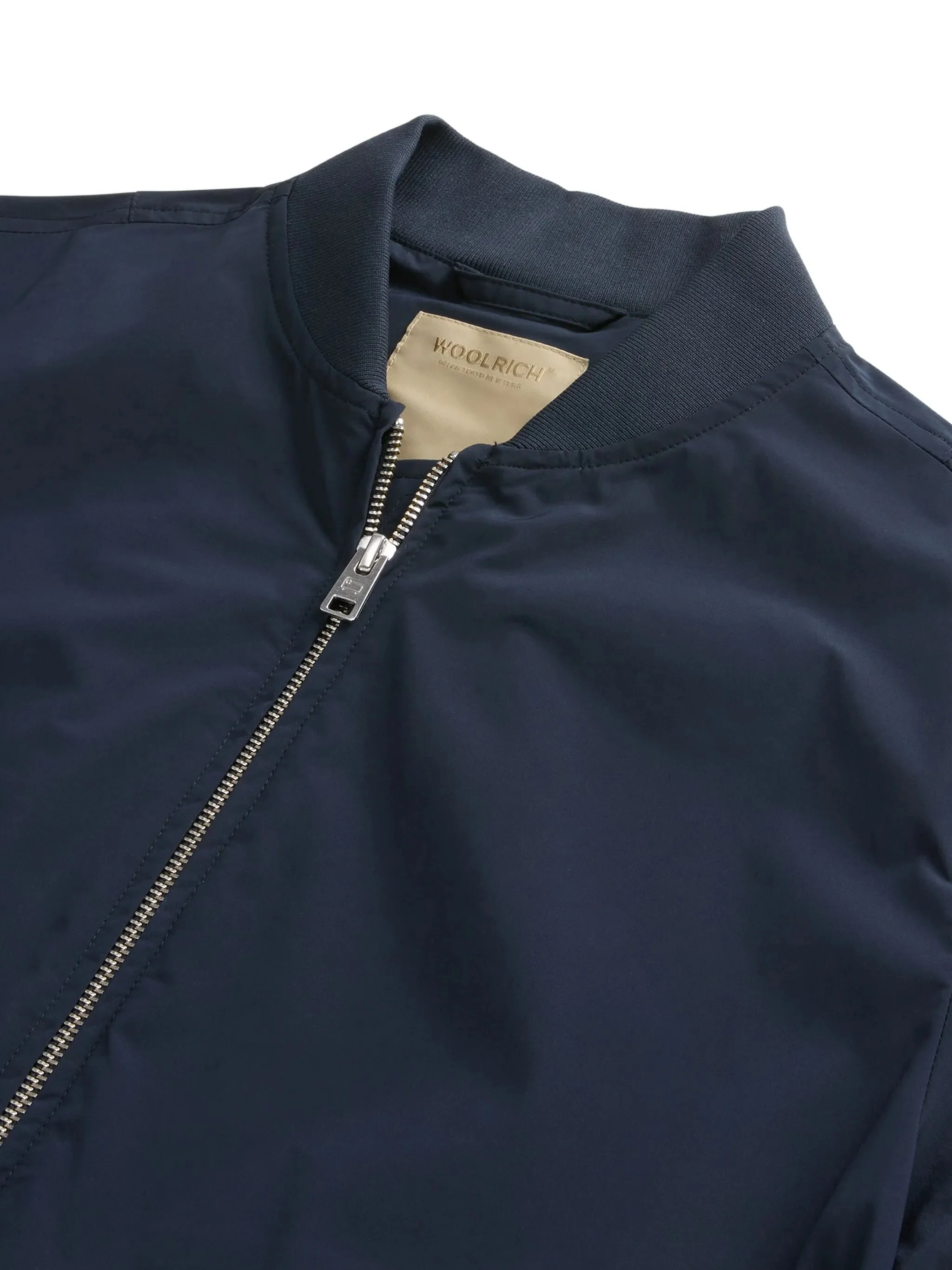 Black Summer Bomber Lightweight Polyester Jacket - Image 6