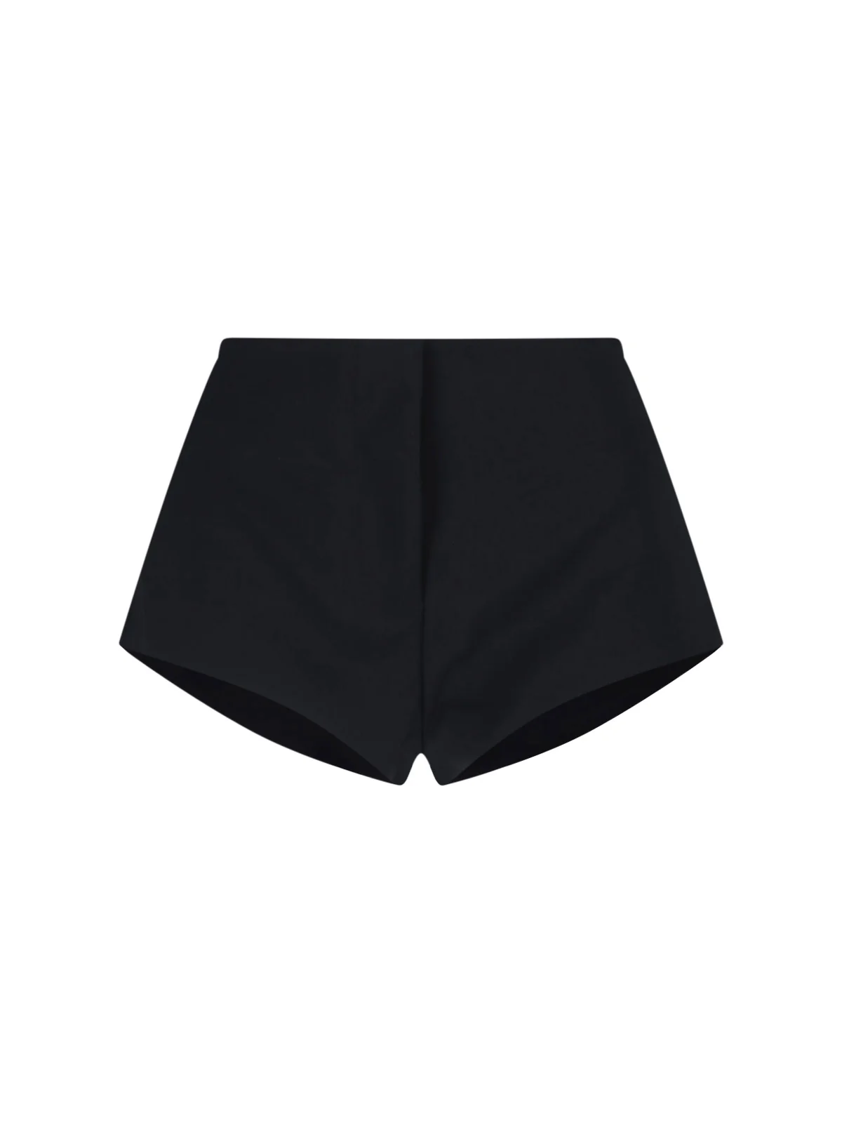Black Tailored Flared Hem Shorts