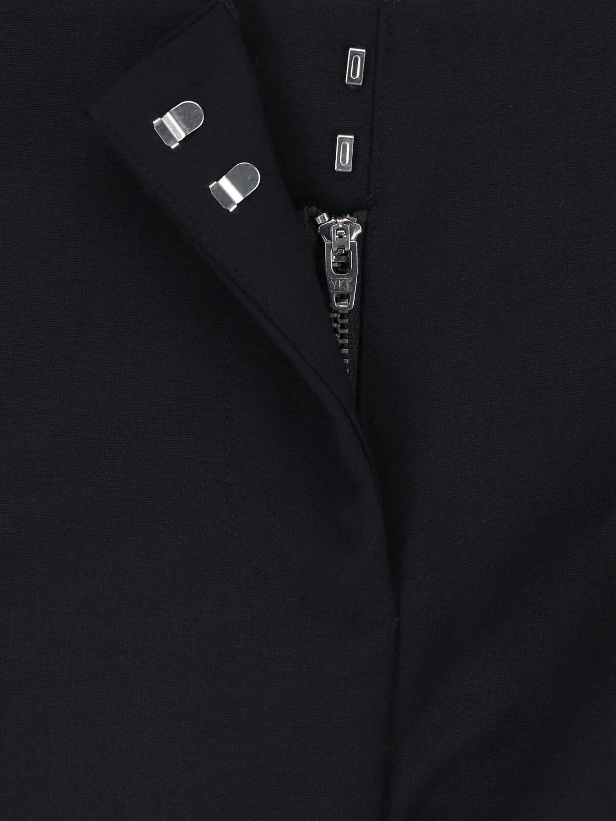 Black Tailored Flared Hem Shorts - Image 5