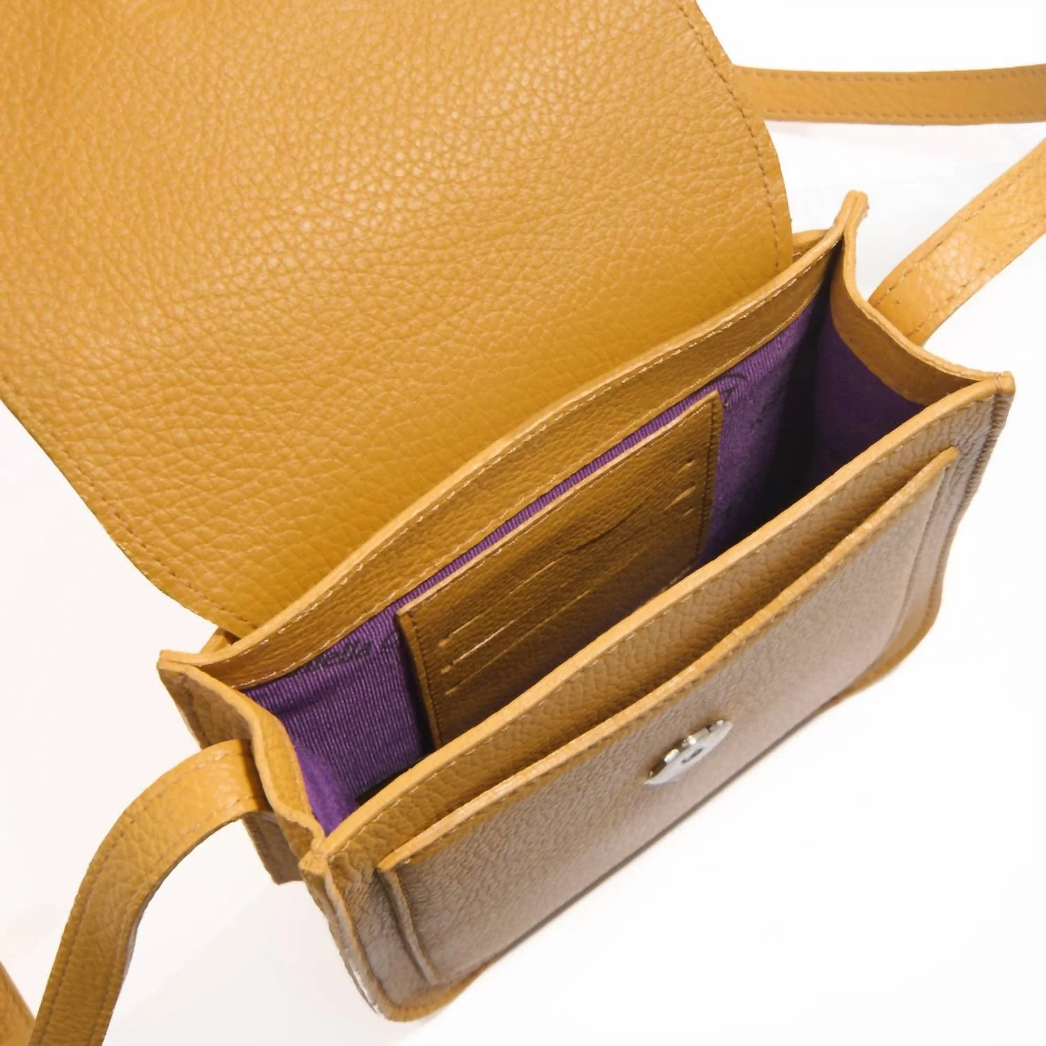 Blair Crossbody Bag In Mustard - Image 3
