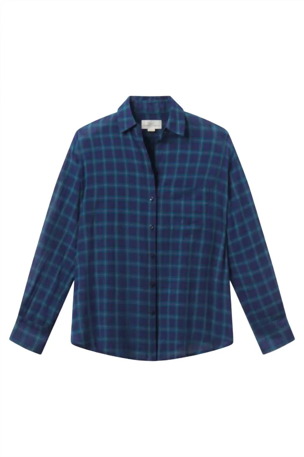 Blake Oversized Shirt In Oceanside Plaid - Image 2