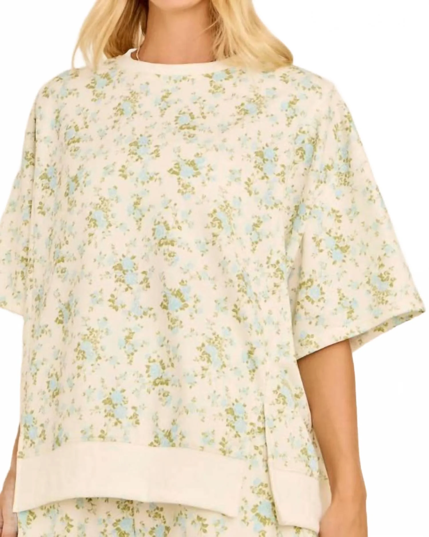 Bloom Top In Blue