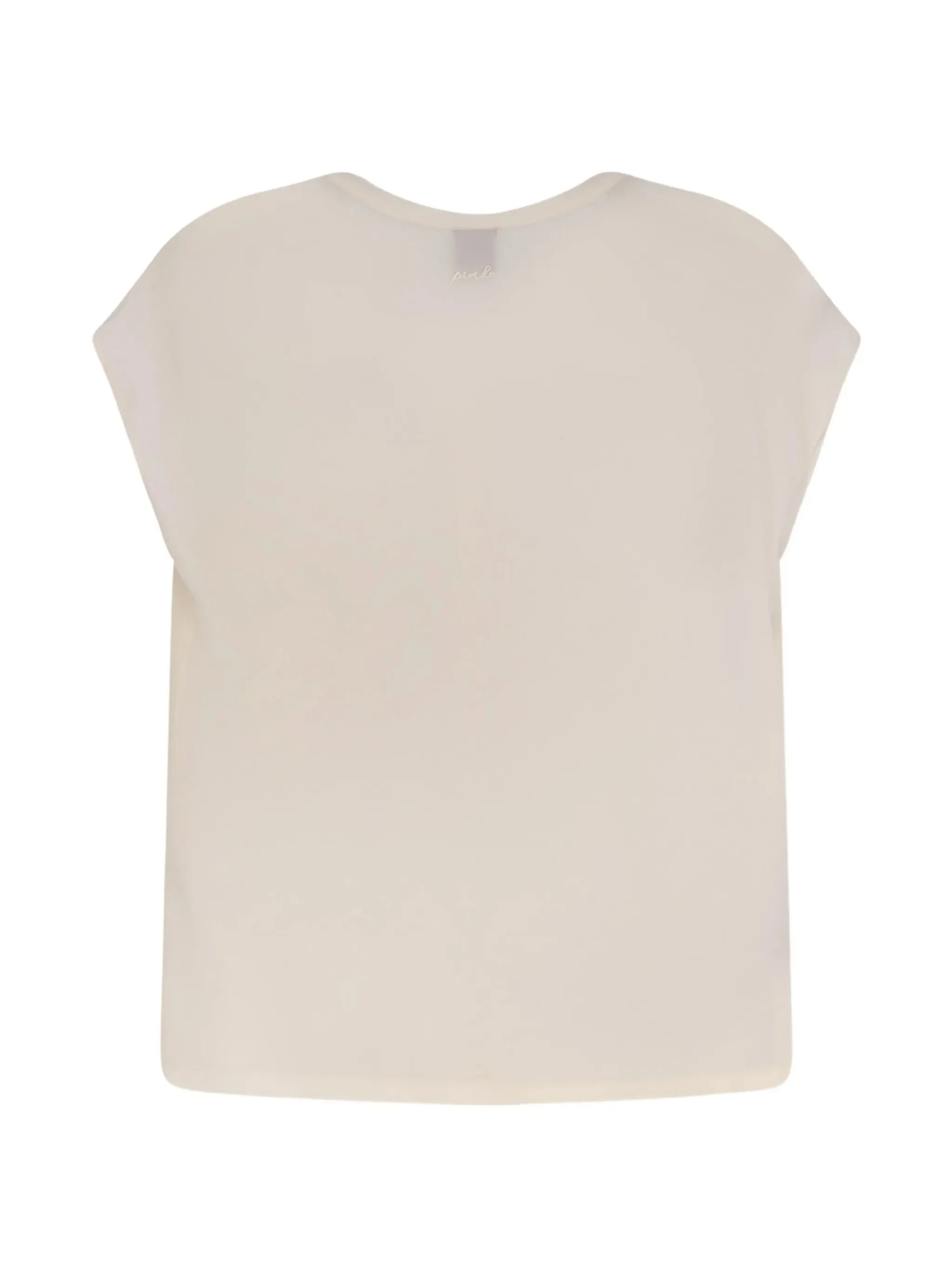 Blossom Boxy Short-Sleeved Fabric T-shirt - Image 2