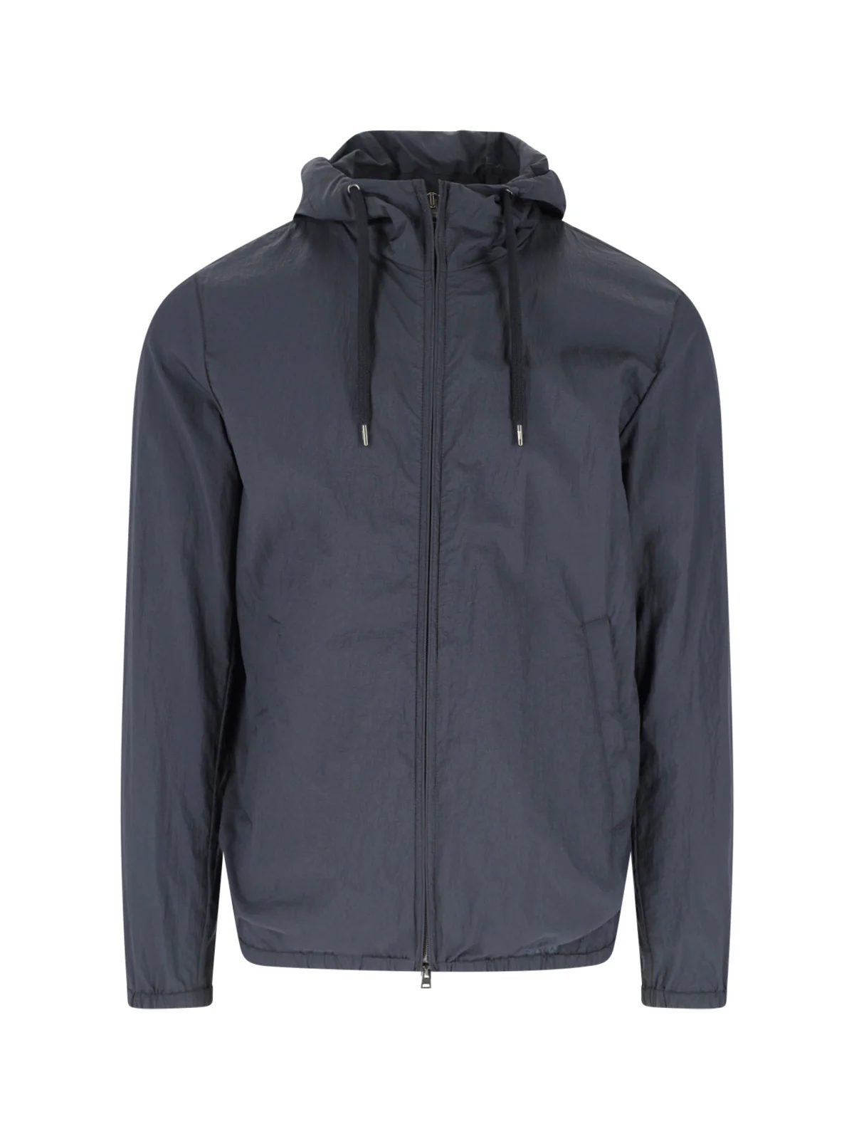 Blue Double-Layer Ripstop Nylon Jacket