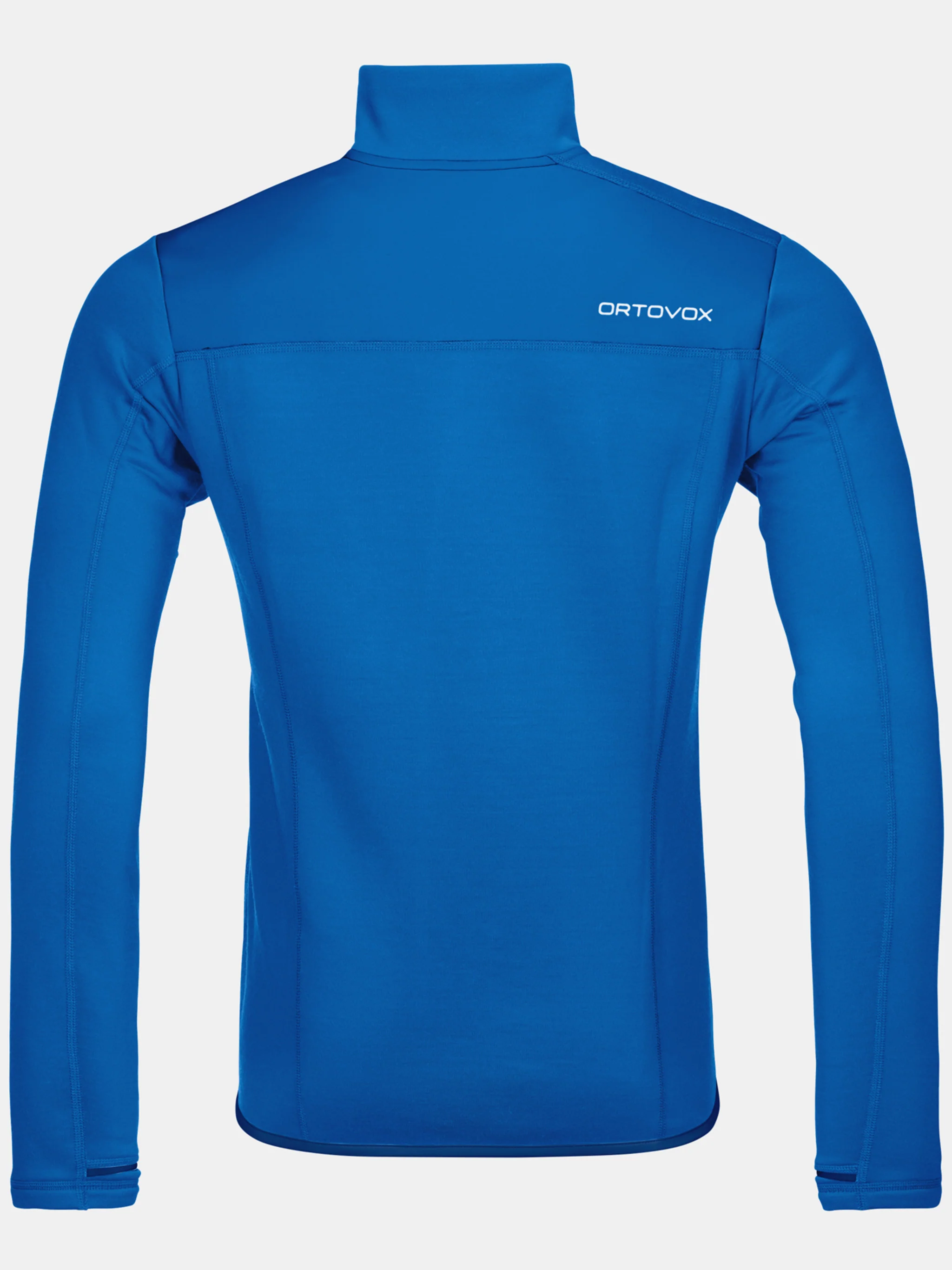 Blue Fleece Jacket High Collar Fleece Jacket - Image 2