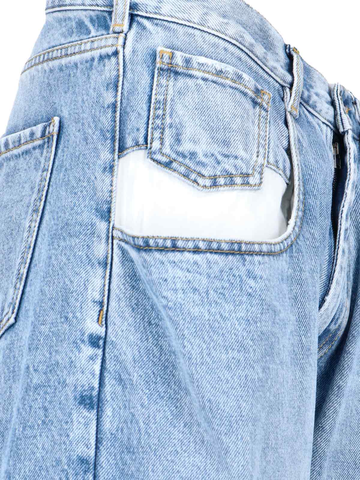 Blue Four Stitches Straight-Leg Denim Jeans - Image 4