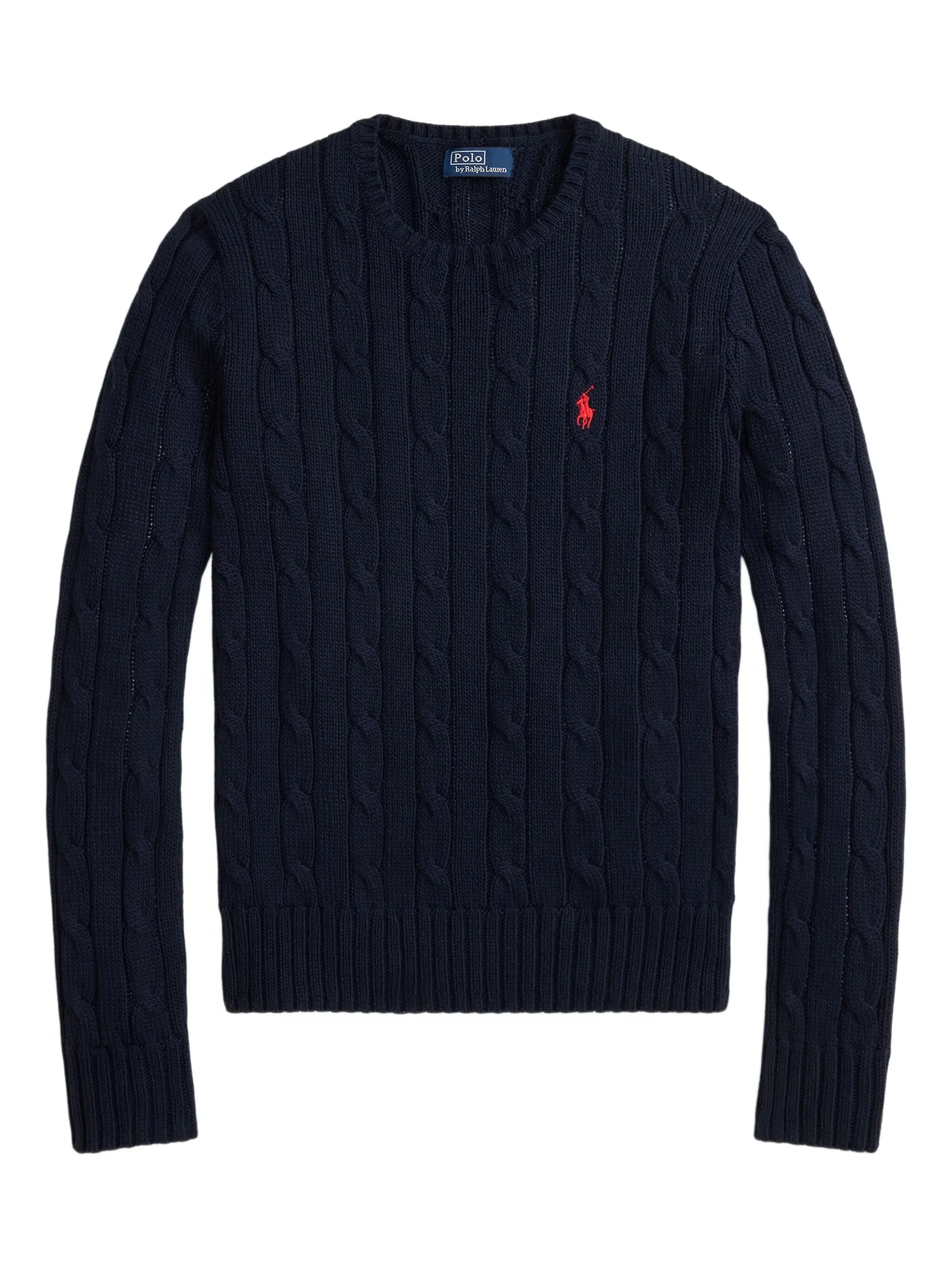 Blue Julianna Pullover Cable Knit Sweater