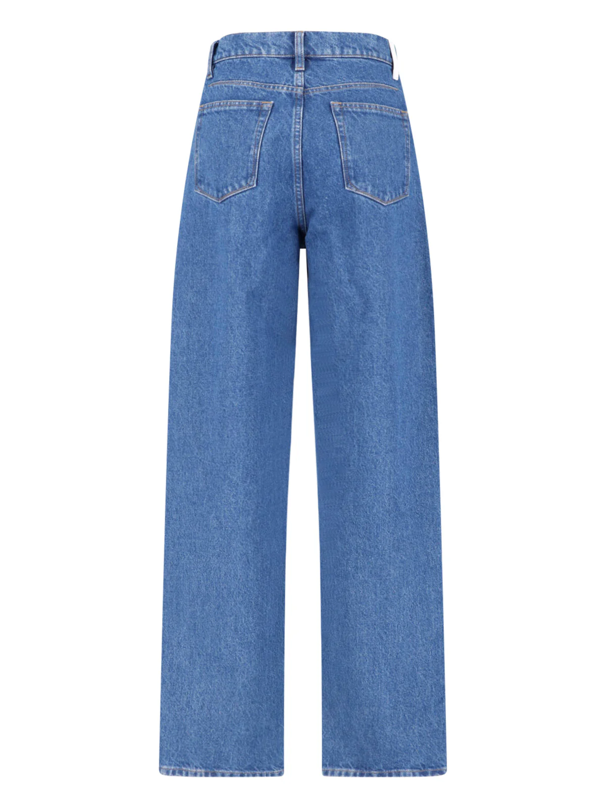 Blue Mid-Rise Straight-Leg Denim Jeans - Image 2