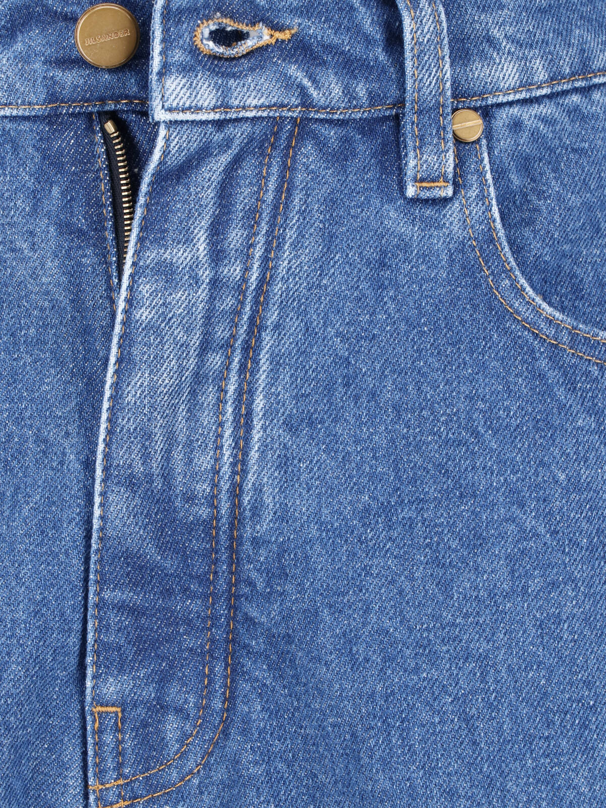 Blue Mid-Rise Straight-Leg Denim Jeans - Image 4