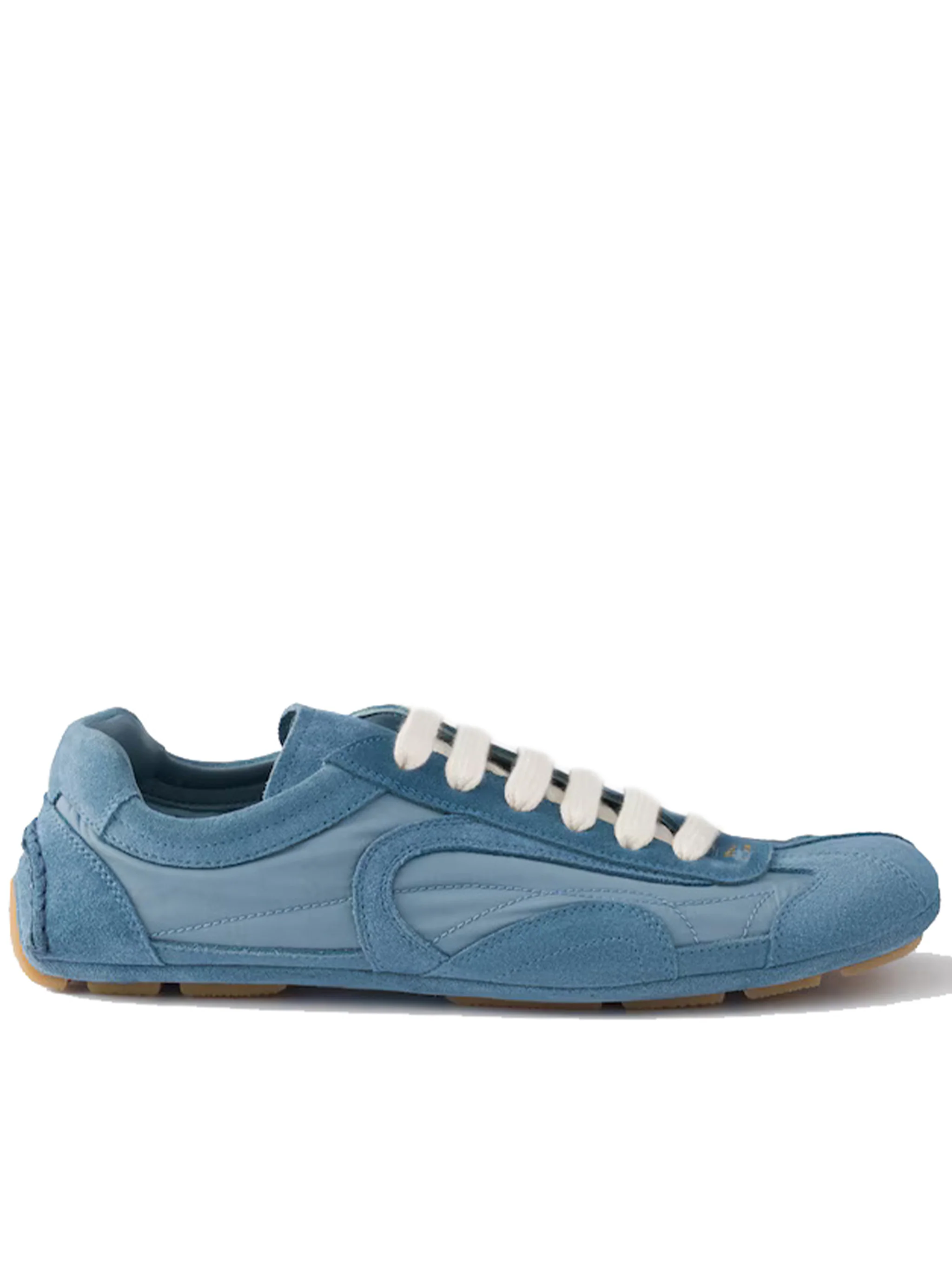 Blue Montecarlo Suede/Fabric Panels Sneakers
